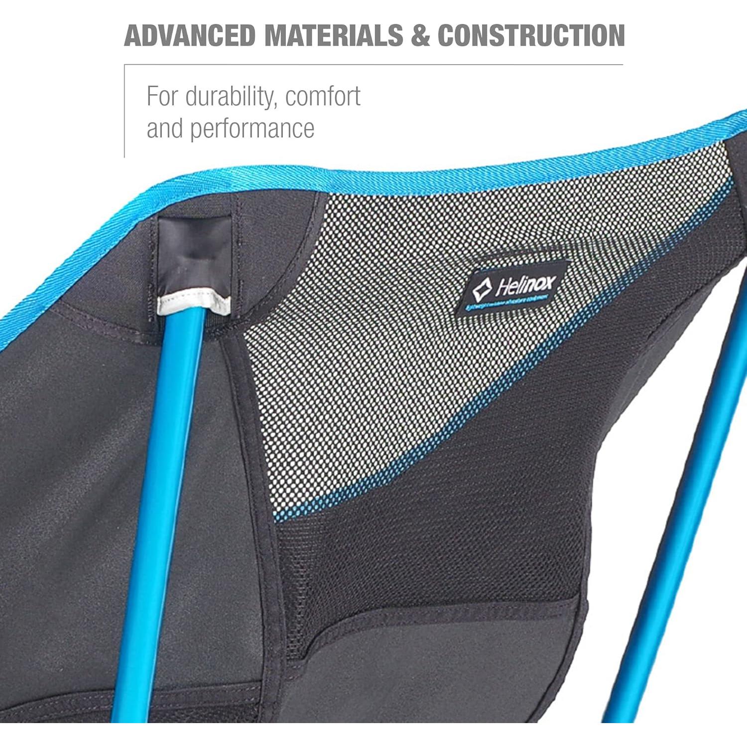 Silla de Comedor Plegable Helinox Café Negra 145 kg