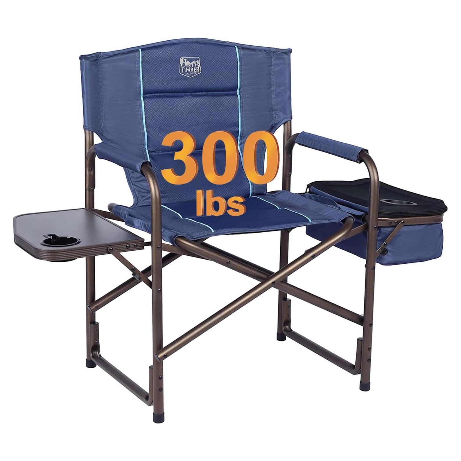 Silla de Camping Plegable TIMBER RIDGE con Bolsa Enfriamiento