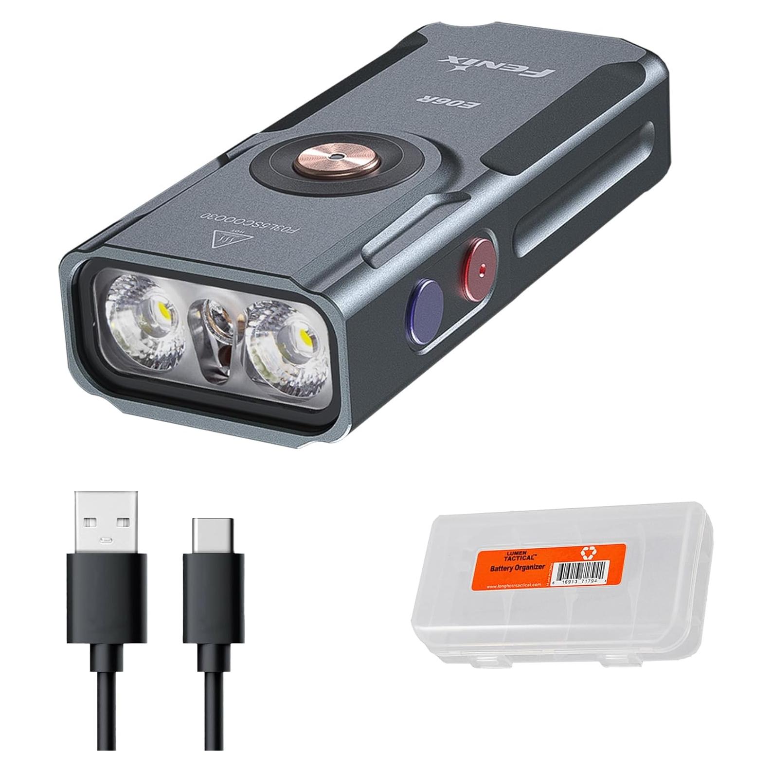 Linterna de Llavero Fenix E06R 700 Lúmenes Recargable USB-C