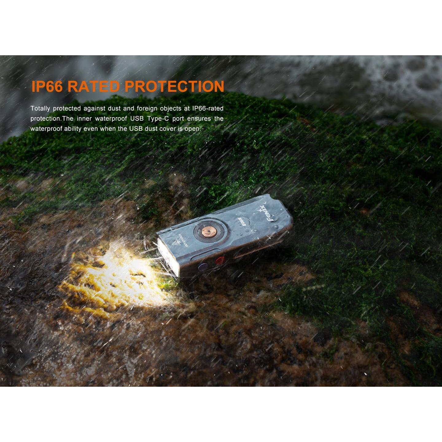 Linterna de Llavero Fenix E06R 700 Lúmenes Recargable USB-C