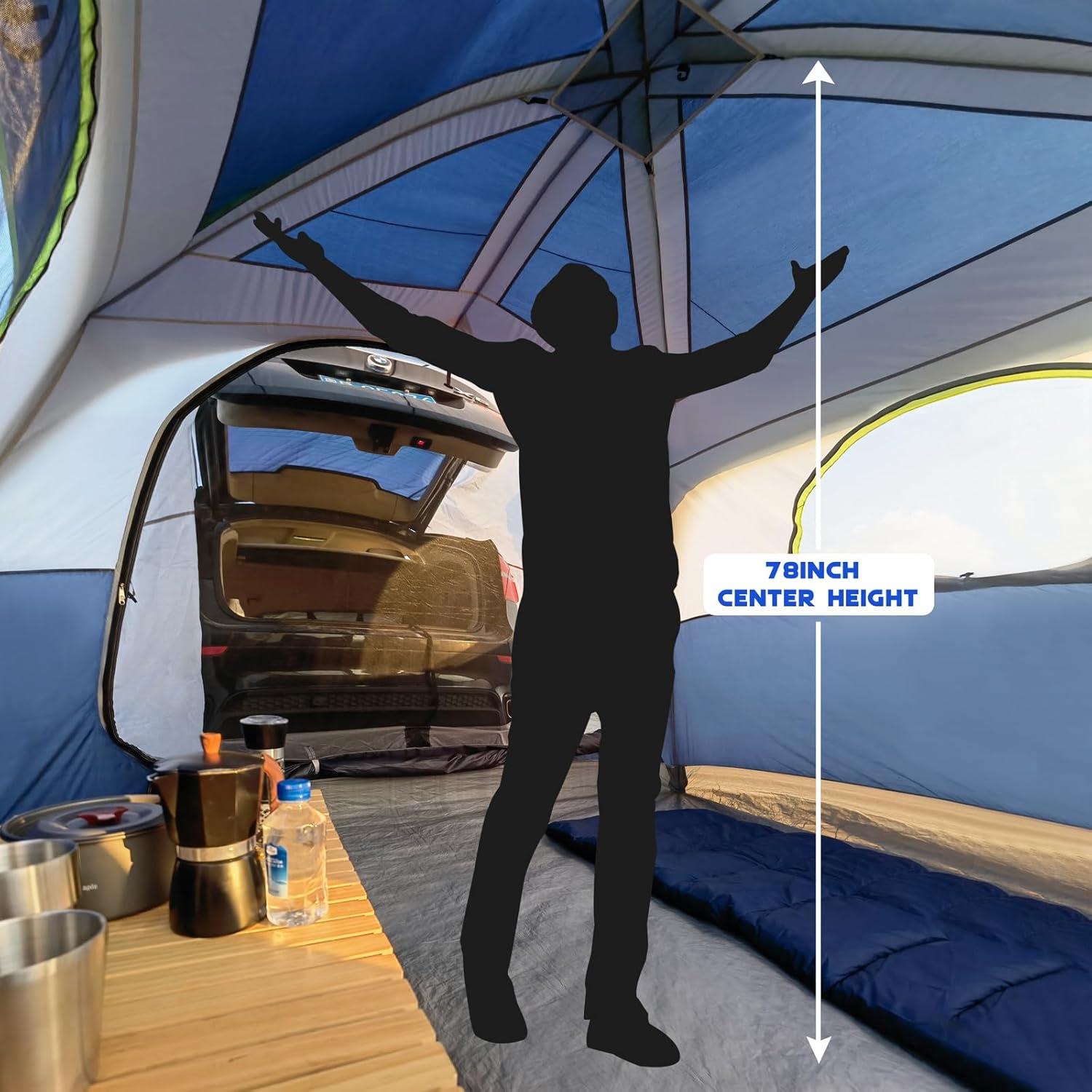 Tienda SUV UNP para Camping 6 Personas Impermeable 2.74x3.05m