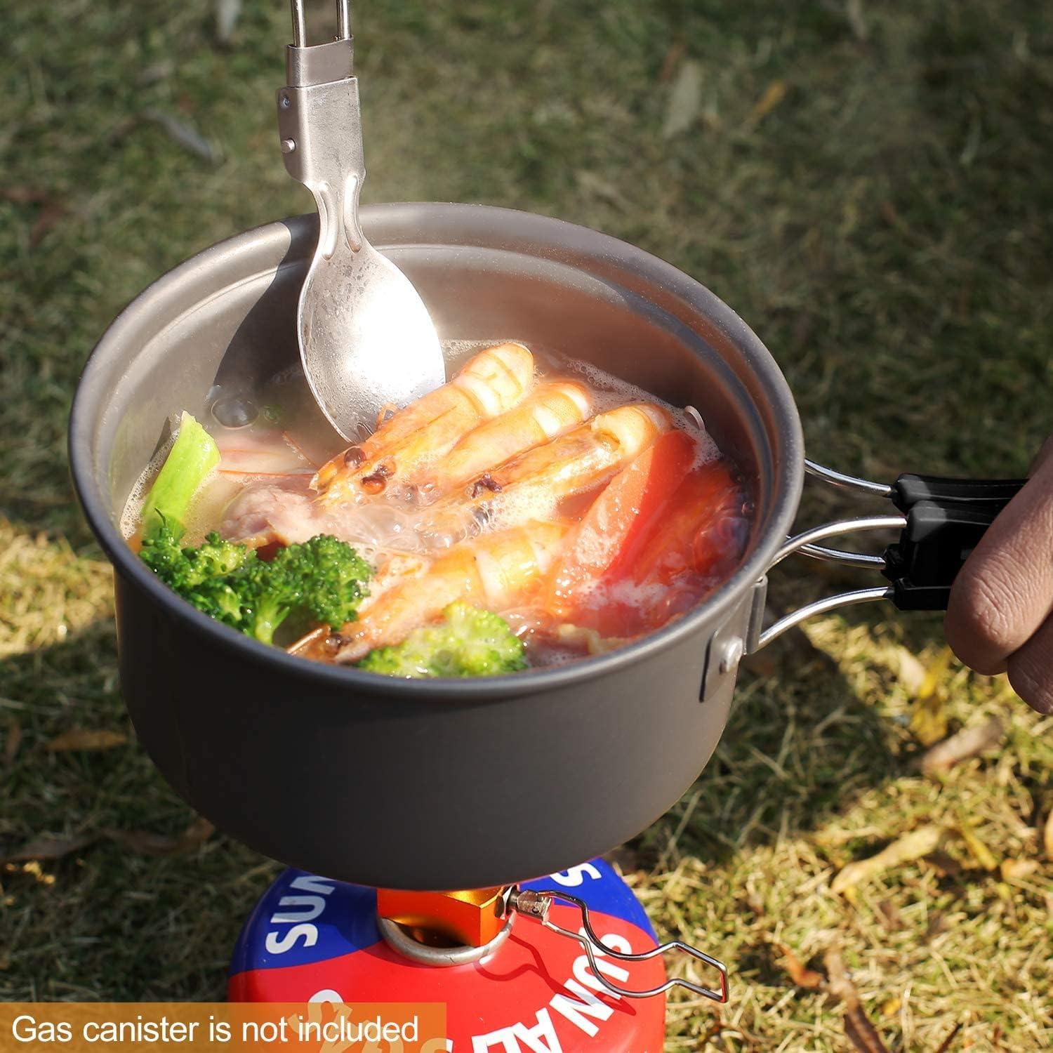 Juego de Utensilios de Cocina para Camping REDCAMP 11 Pcs