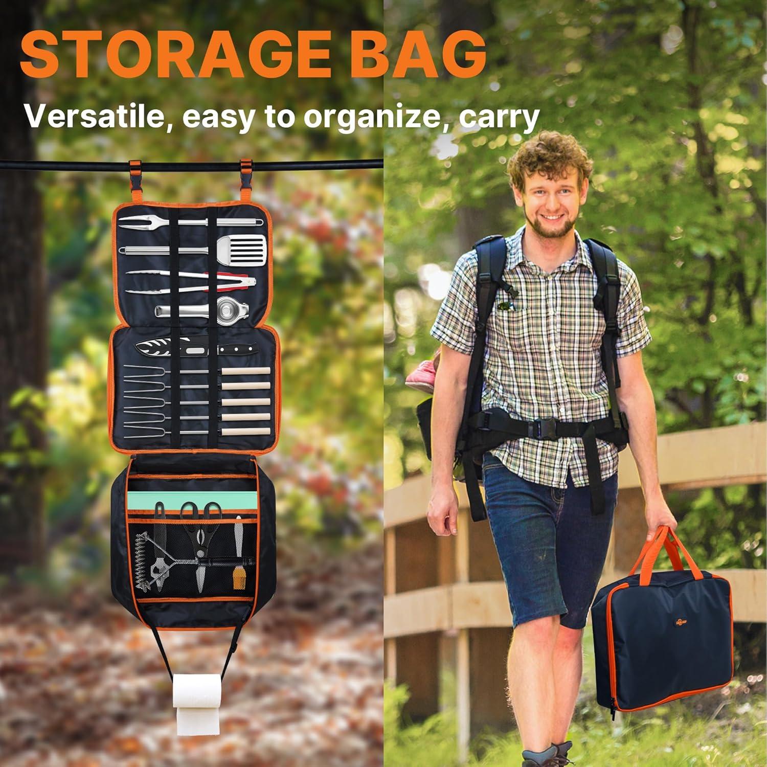 Juego de Utensilios de Cocina para Camping Gaialoop 16 PCS