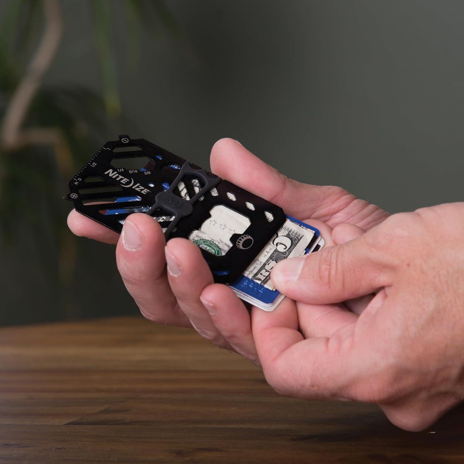 Cartera Multi Herramienta Nite Ize 7-en-1 Acero Inoxidable Negro