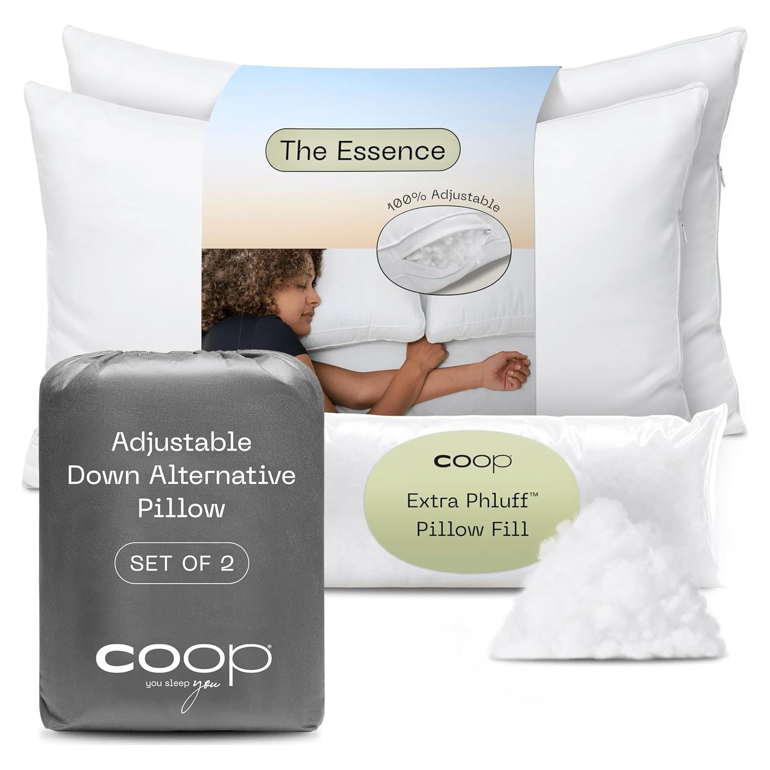 Juego de 2 Almohadas Ajustables Coop Home Goods Queen