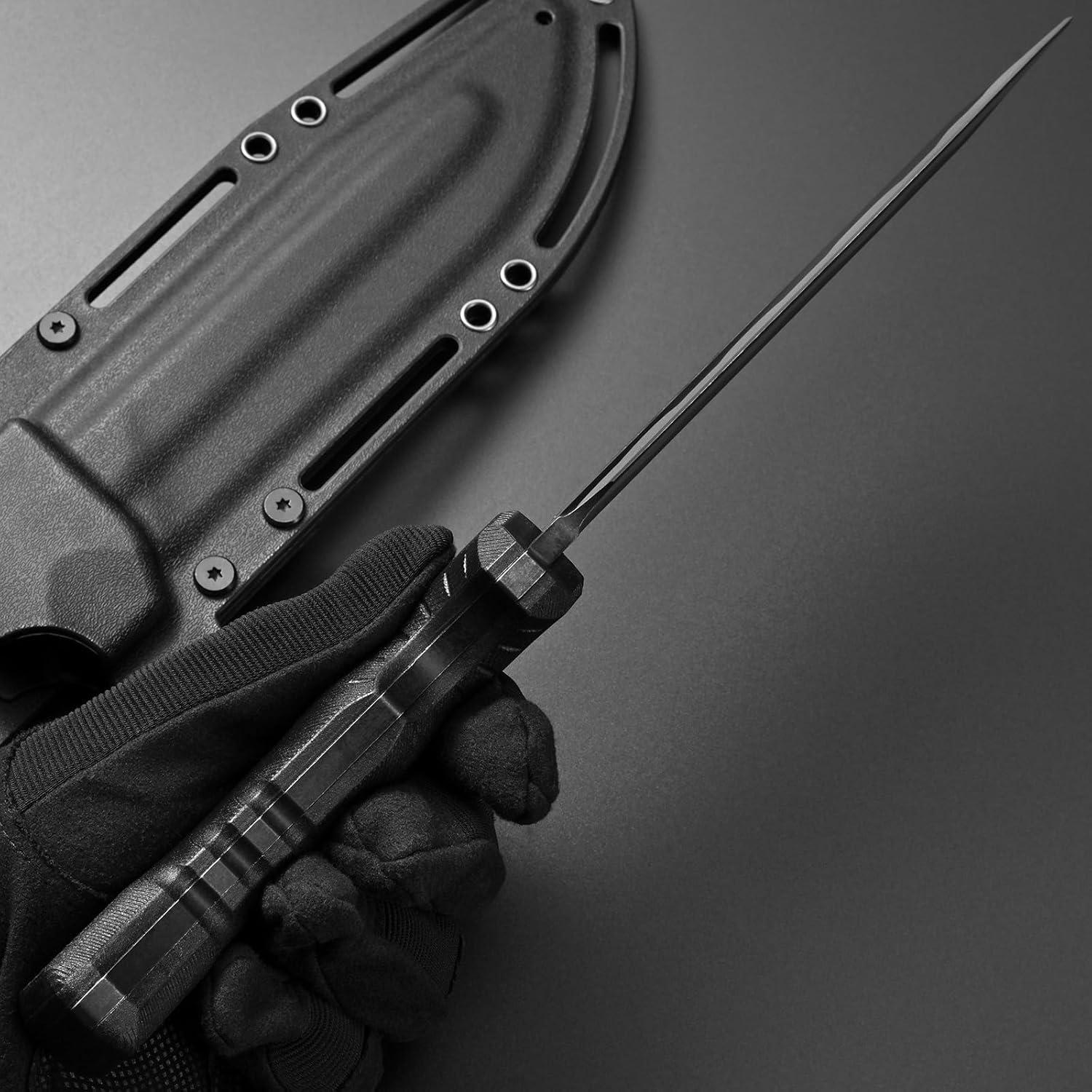 Cuchillo Fijo Gtkii GTK8 Acero DC53 31.5cm Mango Nylon