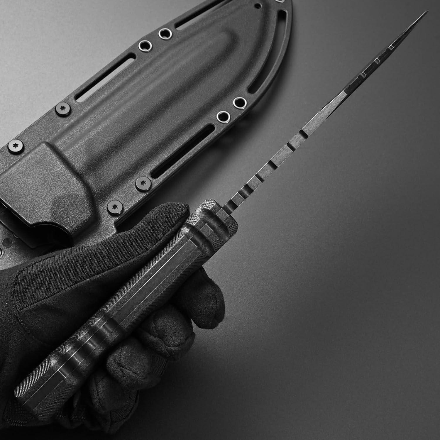 Cuchillo Fijo Gtkii GTK8 Acero DC53 31.5cm Mango Nylon