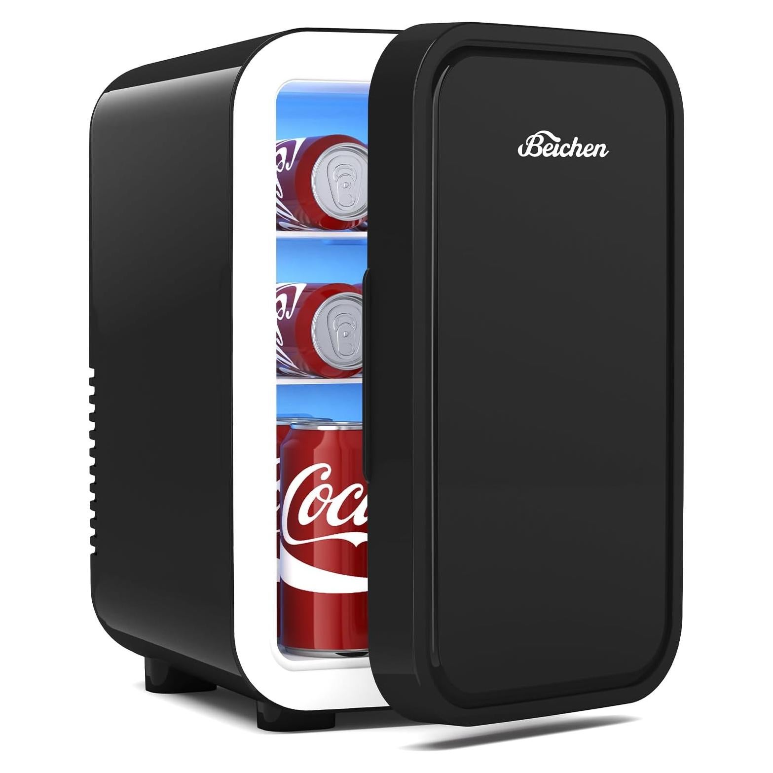 Mini Nevera BEICHEN 6L Portátil Enfriador y Calentador Negro