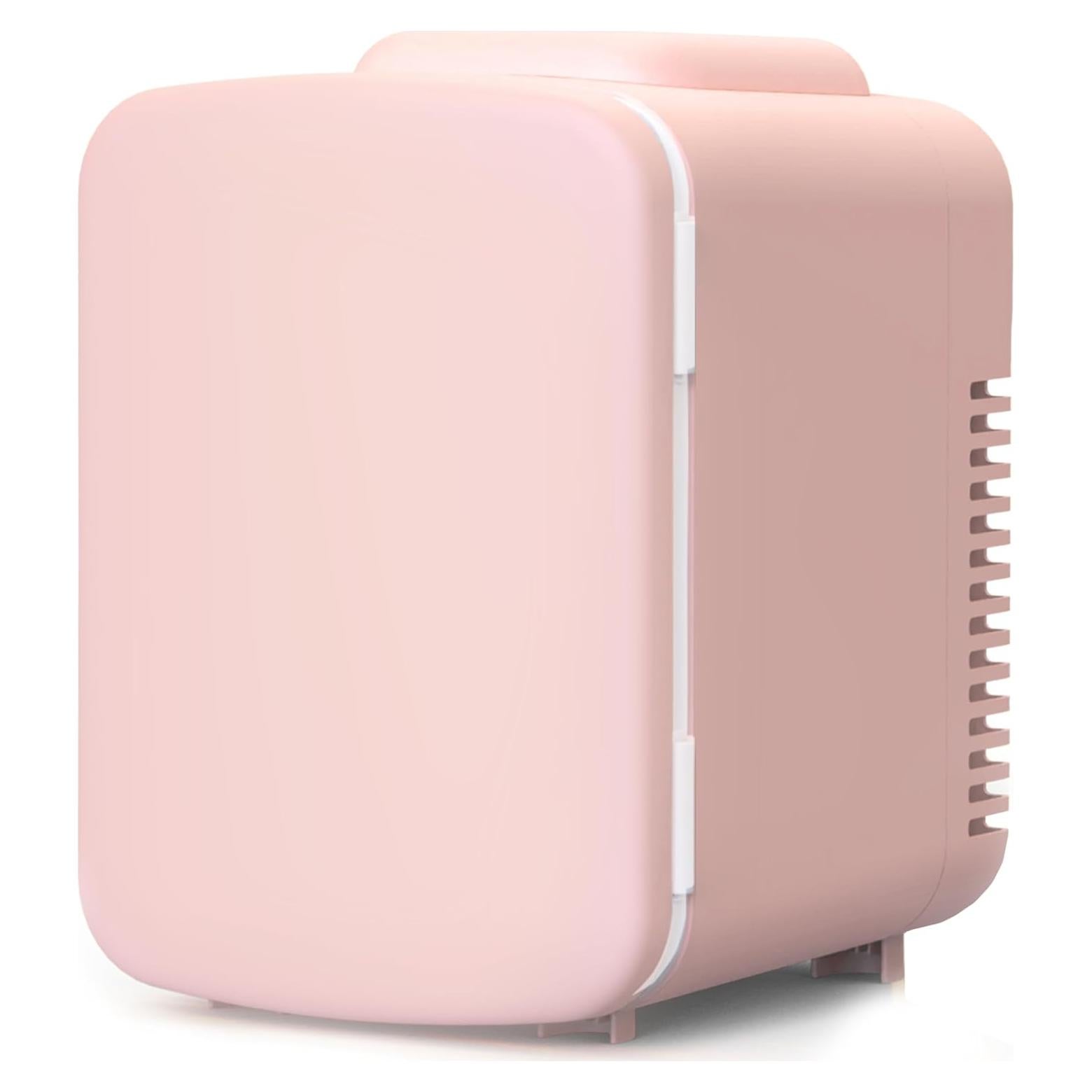 Nevera Mini Portátil YSSOA 4L Rosa Enfriador y Calentador