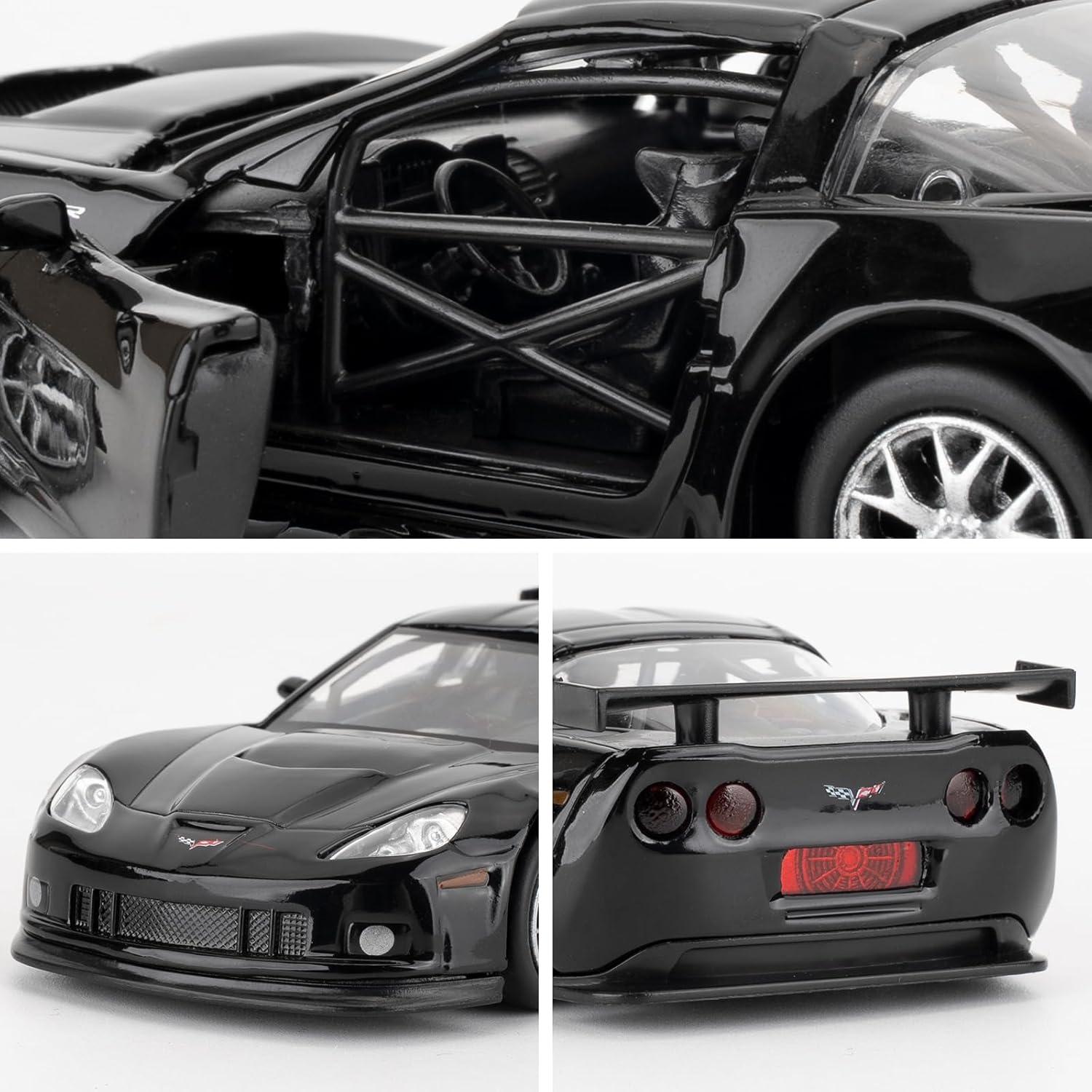 Coche de Juguete Chevrolet Corvette C6R 1/36 RMZ City Retroceso