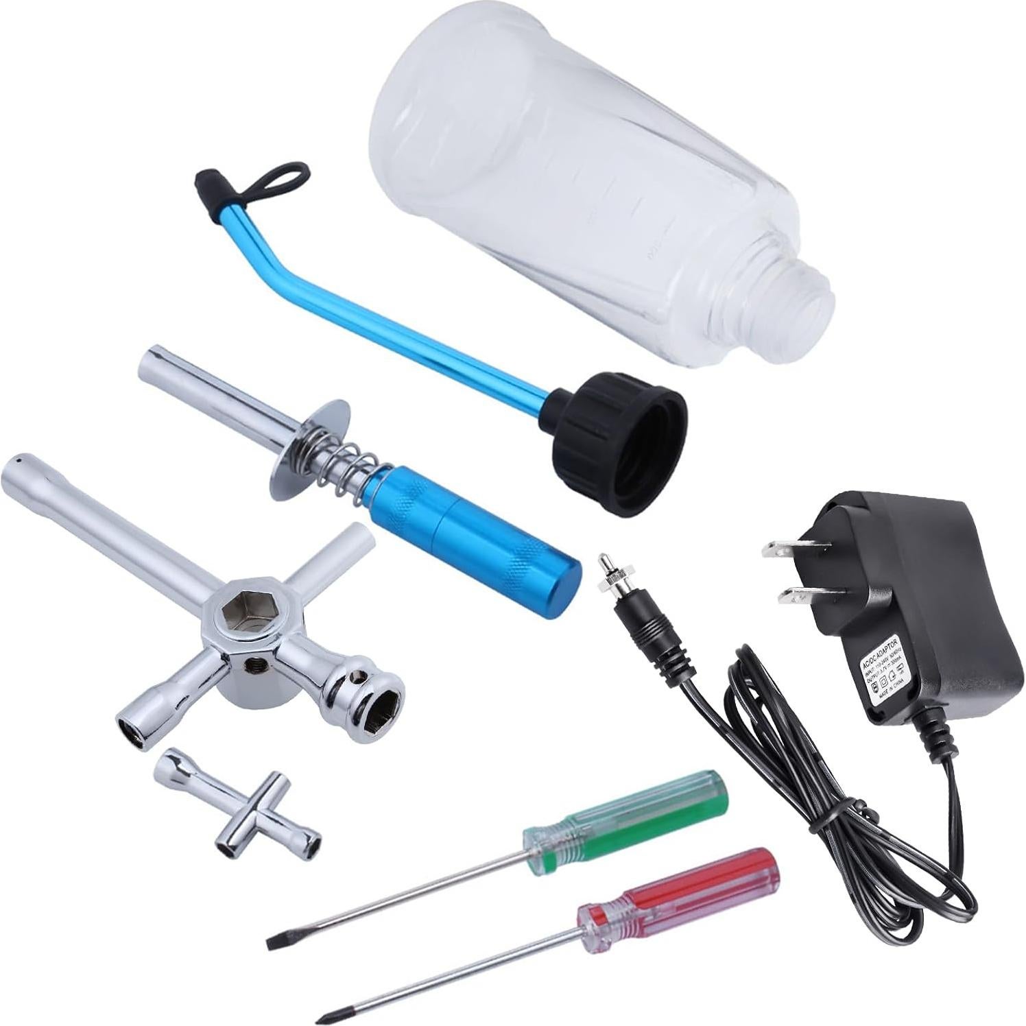 Kit de Inicio Coche Nitro RC HobbyPark 1:8 1:10 Todo Terreno