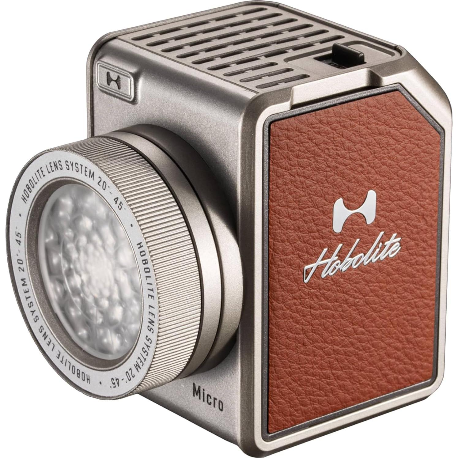 Kit de Luz de Video Micro HOBOLITE 8W con Pantalla LCD y Filtros