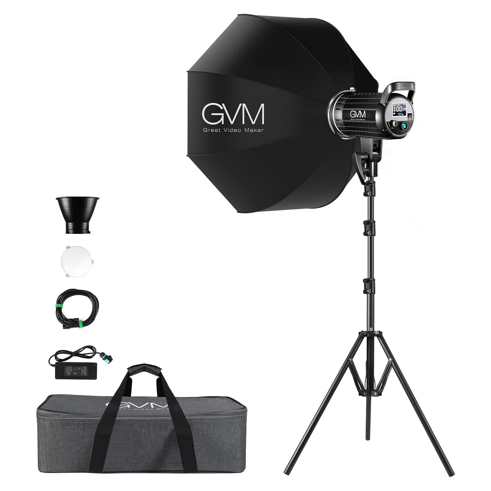 Luz de Video LED Bi-Color GVM G200D 200W Regulable 3200K-5600K