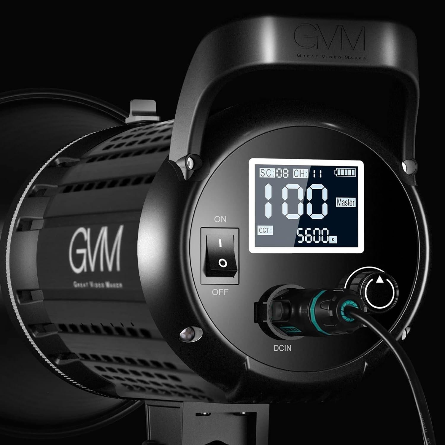 Luz de Video LED Bi-Color GVM G200D 200W Regulable 3200K-5600K