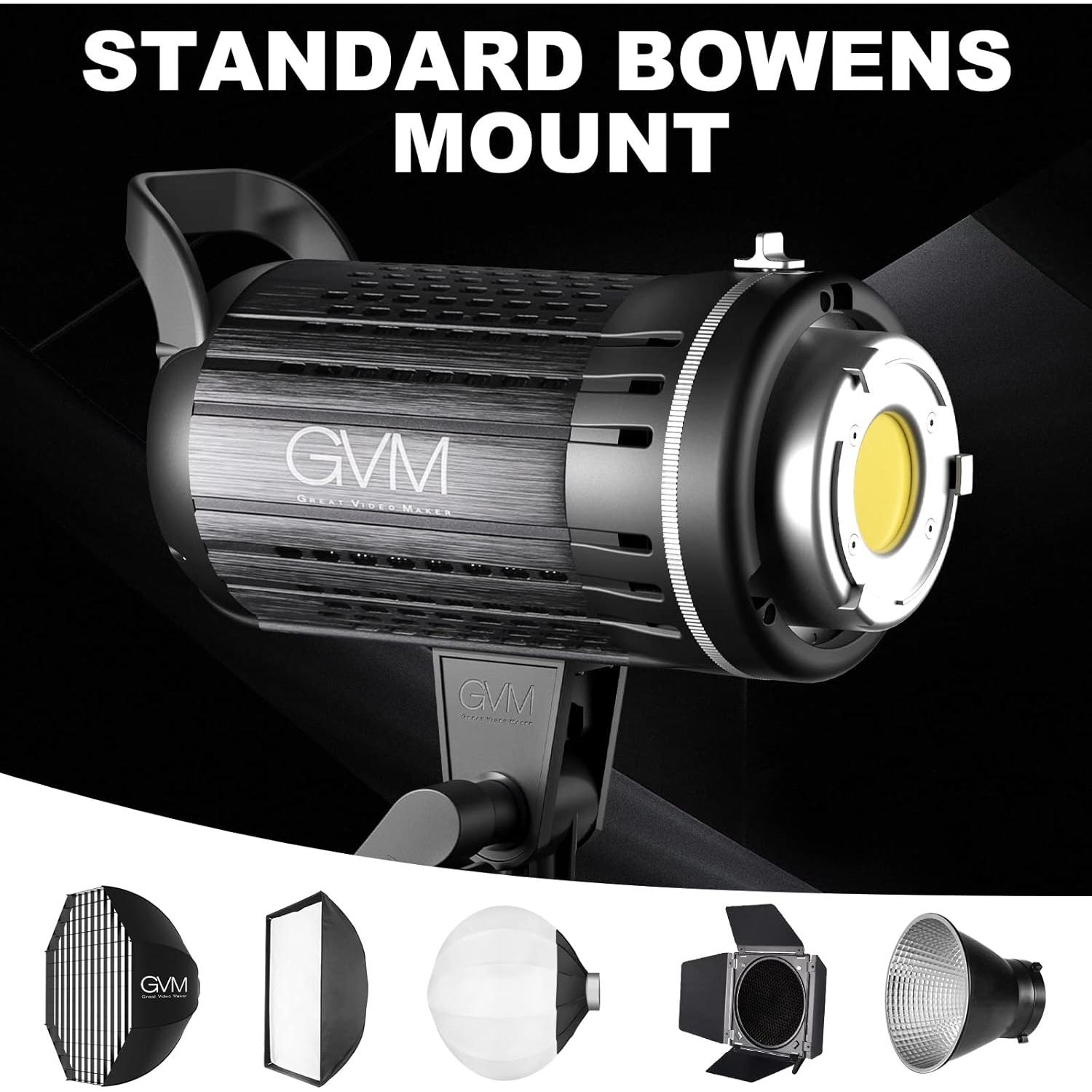 Luz de Video LED Bi-Color GVM G200D 200W Regulable 3200K-5600K