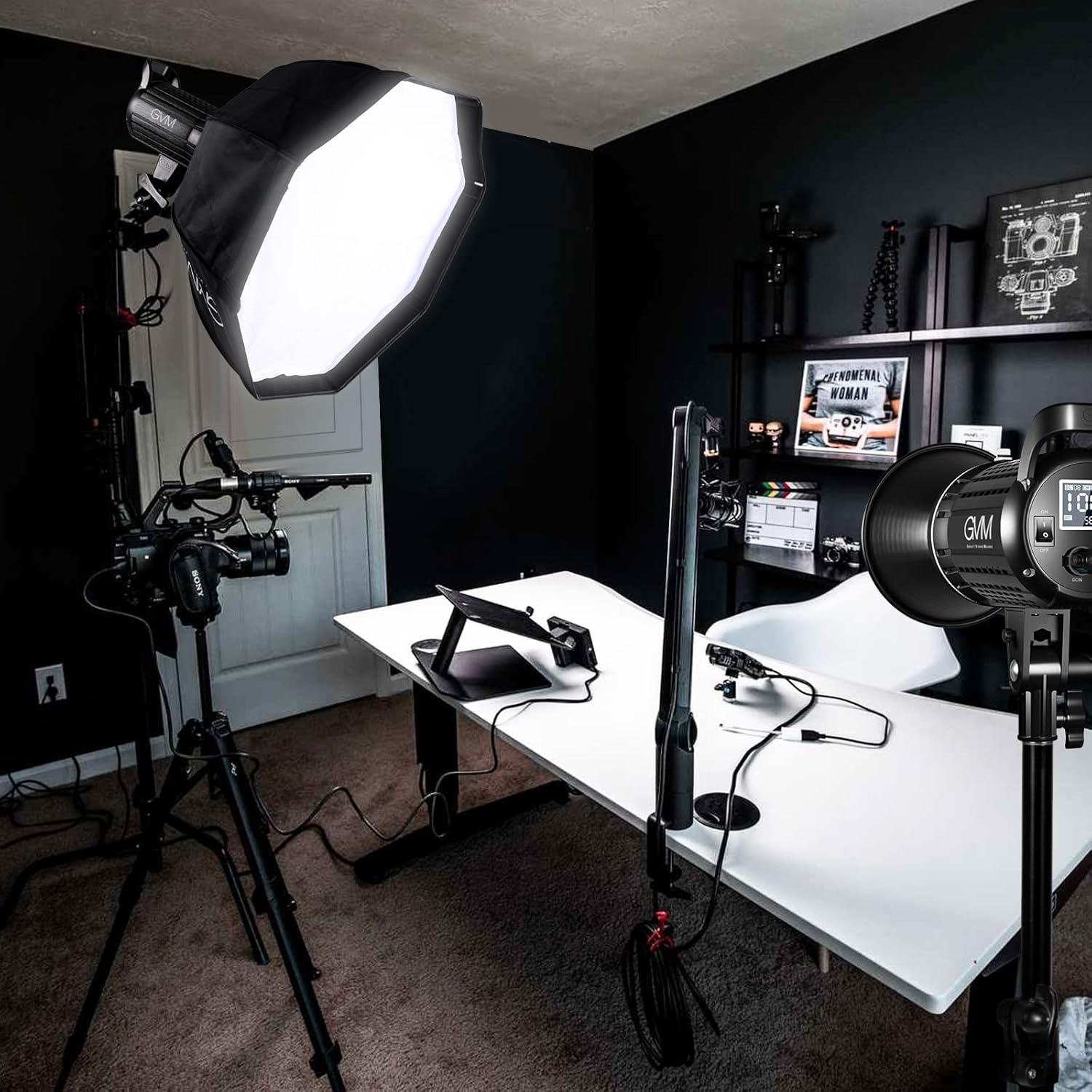 Luz de Video LED Bi-Color GVM G200D 200W Regulable 3200K-5600K