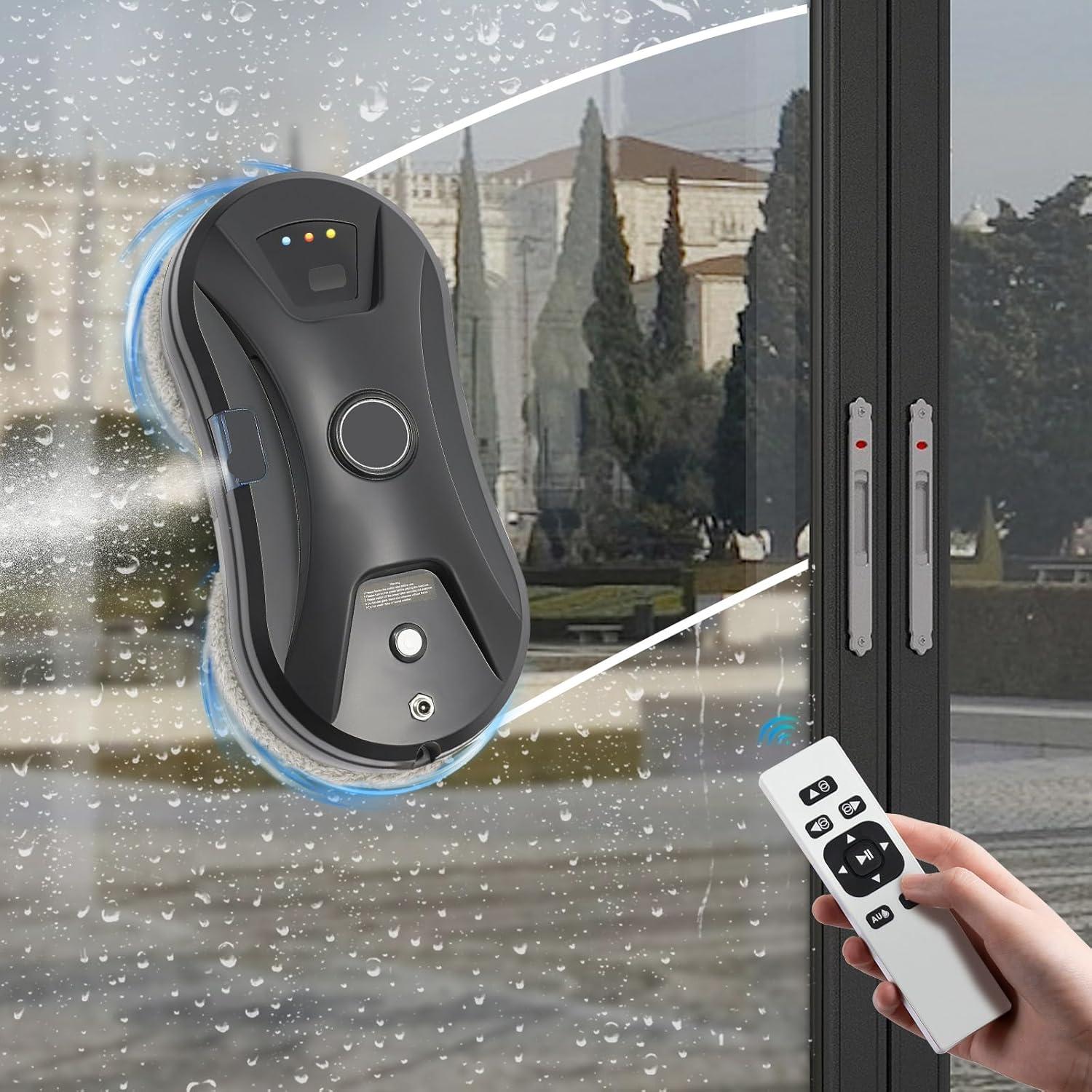 Robot Limpiador de Ventanas RibasuBB Automático 2800Pa Negro