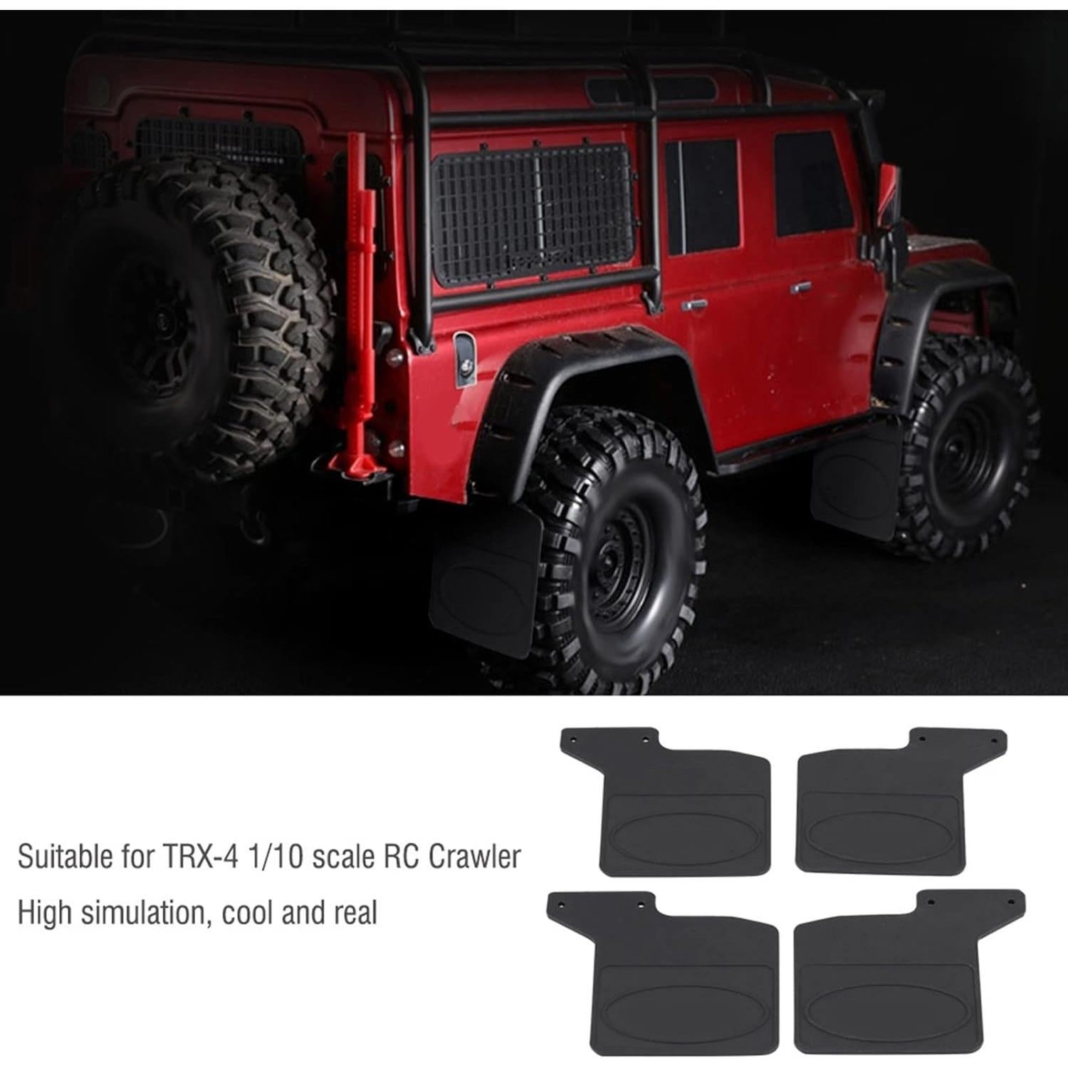 Guardabarros para Coche RC Crawler 1/10 Dilwe - Accesorios
