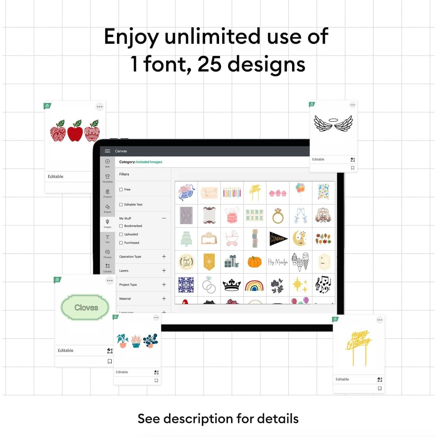 Cricut Maker 4 - Máquina de Corte Inteligente Concha 10.2kg