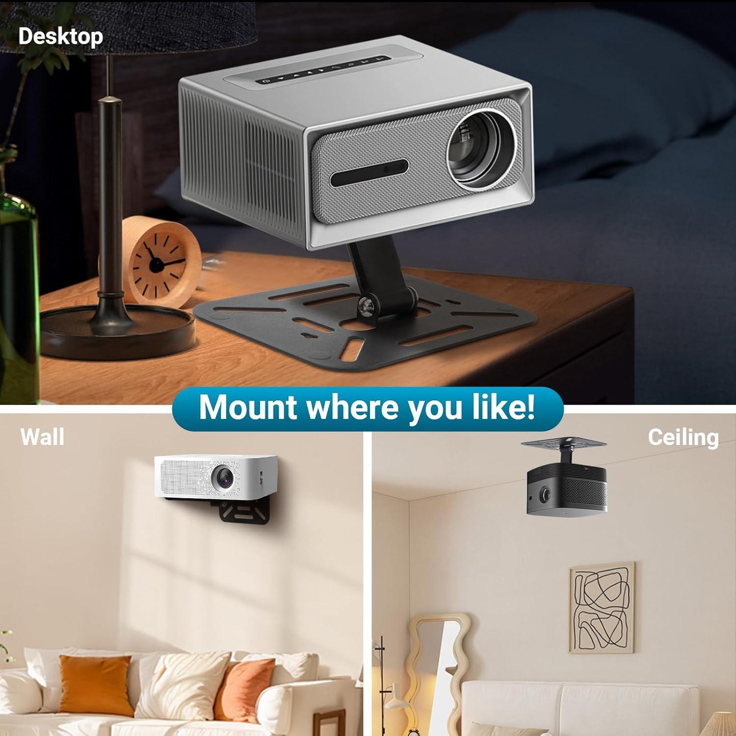 Soporte Plegable para Proyector YiePhiot Negro Ajustable