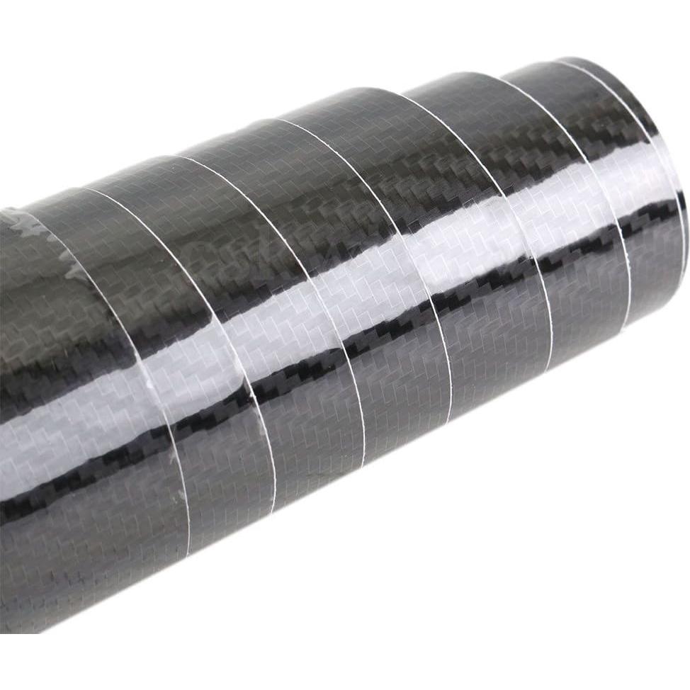 Vinilo de Fibra de Carbono LZLRUN 5D 0.30m x 1.52m para Autos
