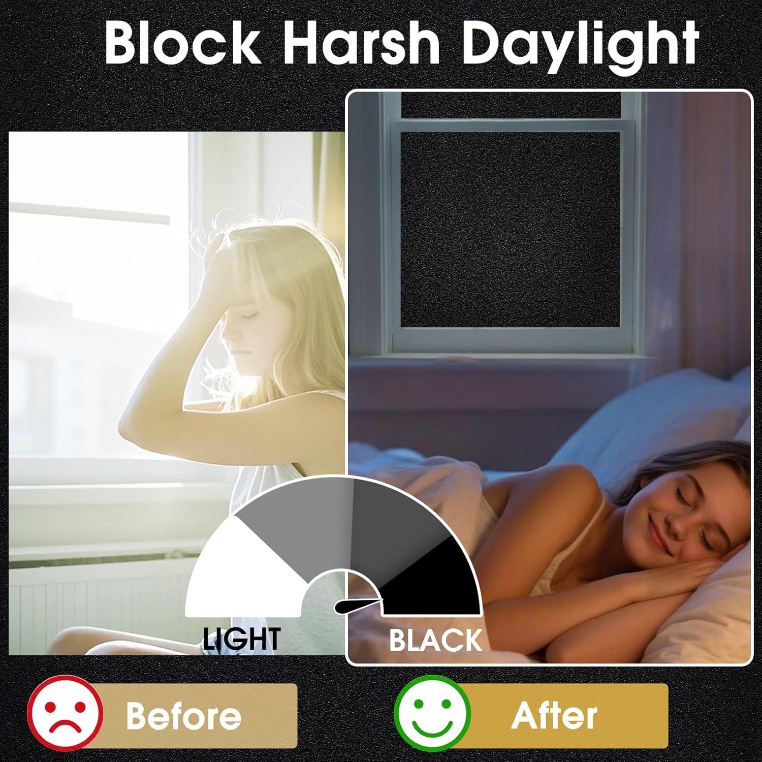 Película de Privacidad Coavas 30x200 cm Blackout Vinilo