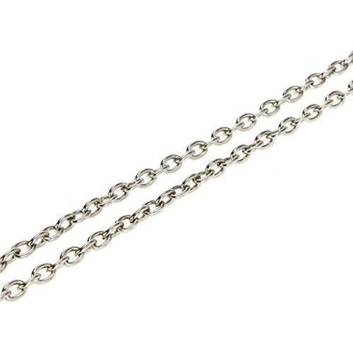 Gancho de Remolque y Cadena Metal RC 60cm Plata Rojo