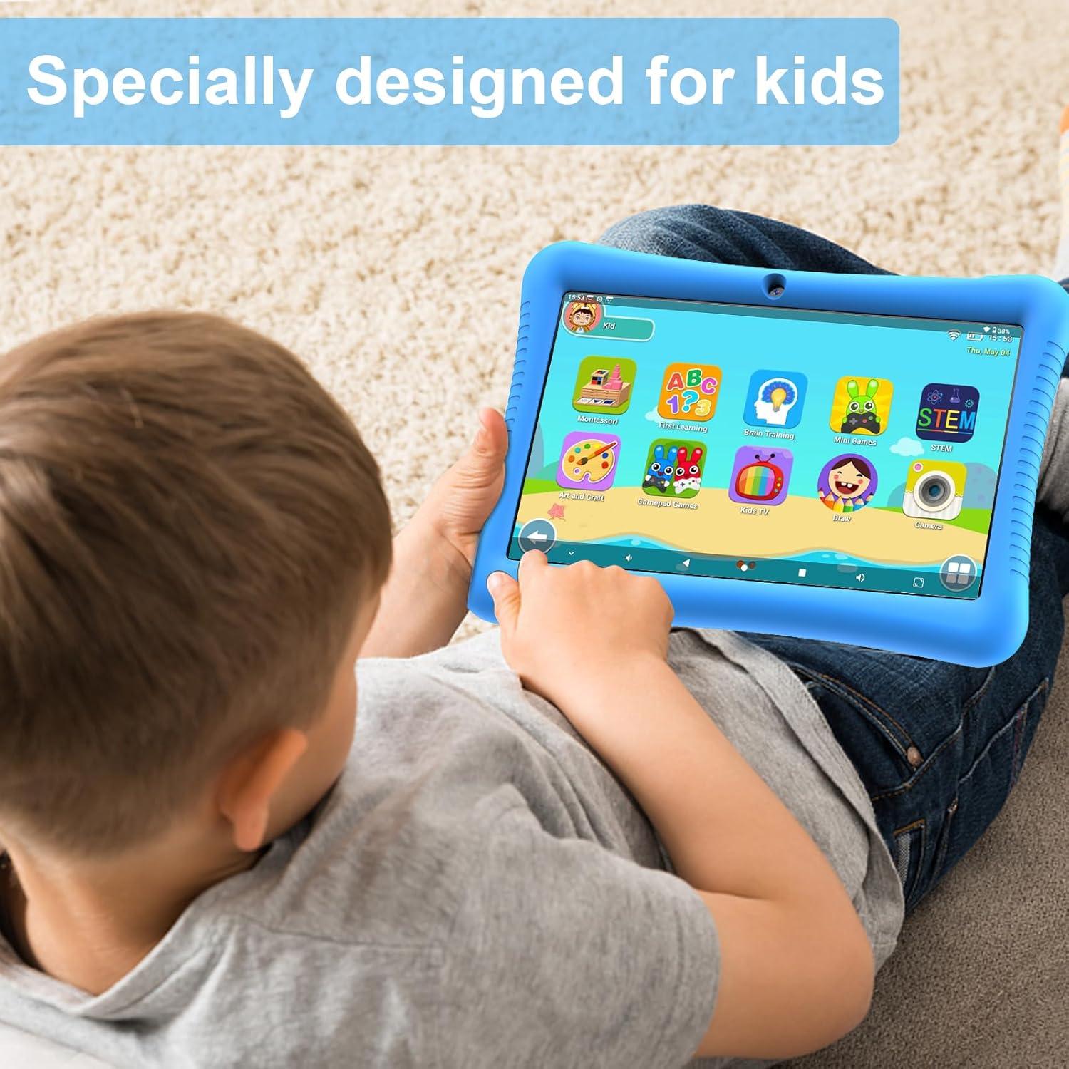Tableta Semeakoko 10" Android 13 para Niños 32GB Azul