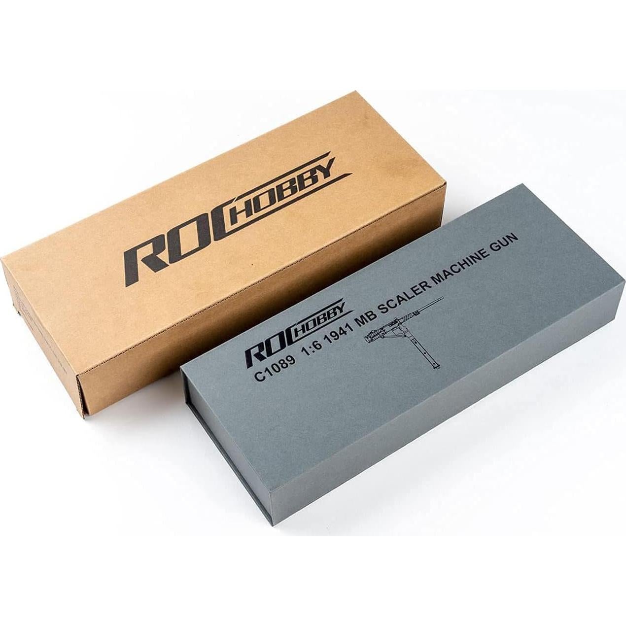 ROCHOBBY Trailer for 1/6 1941 MB Scaler RC Car Vehicle Models… (1:6, Machine Gun)