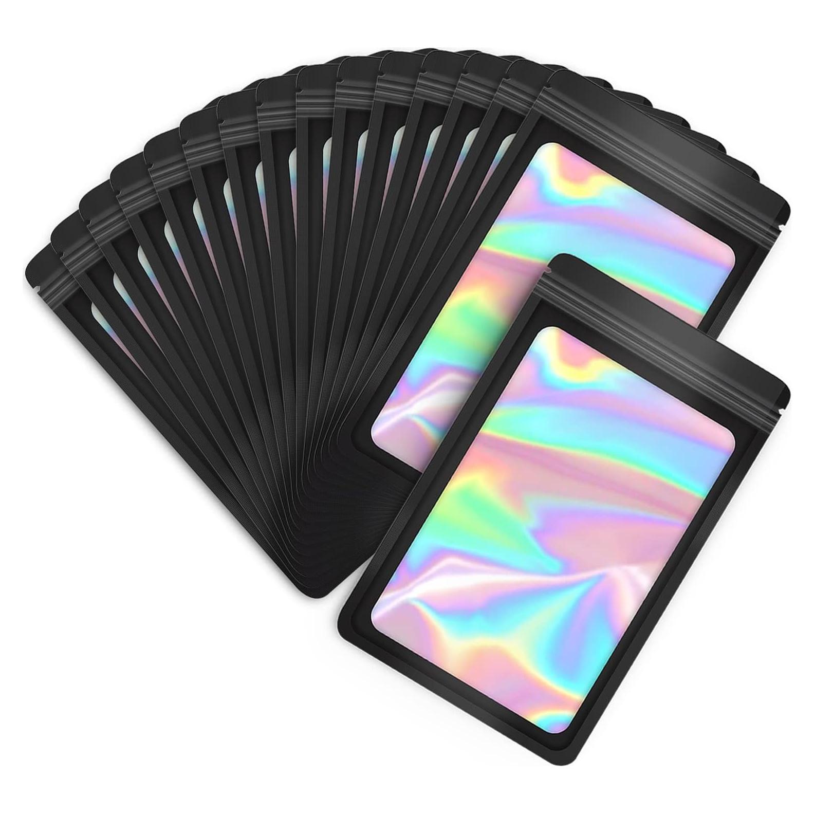 Paquete de 100 bolsas de Mylar EONJOE 5.08x5.08 cm resellables