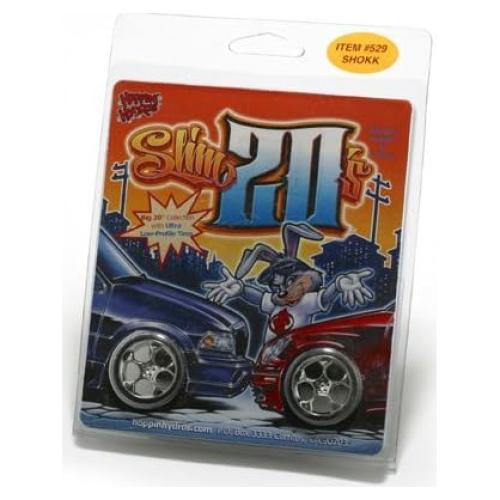 Llantas Lowrider Shokk 20" Chrome para Modelos 1/24 1/25