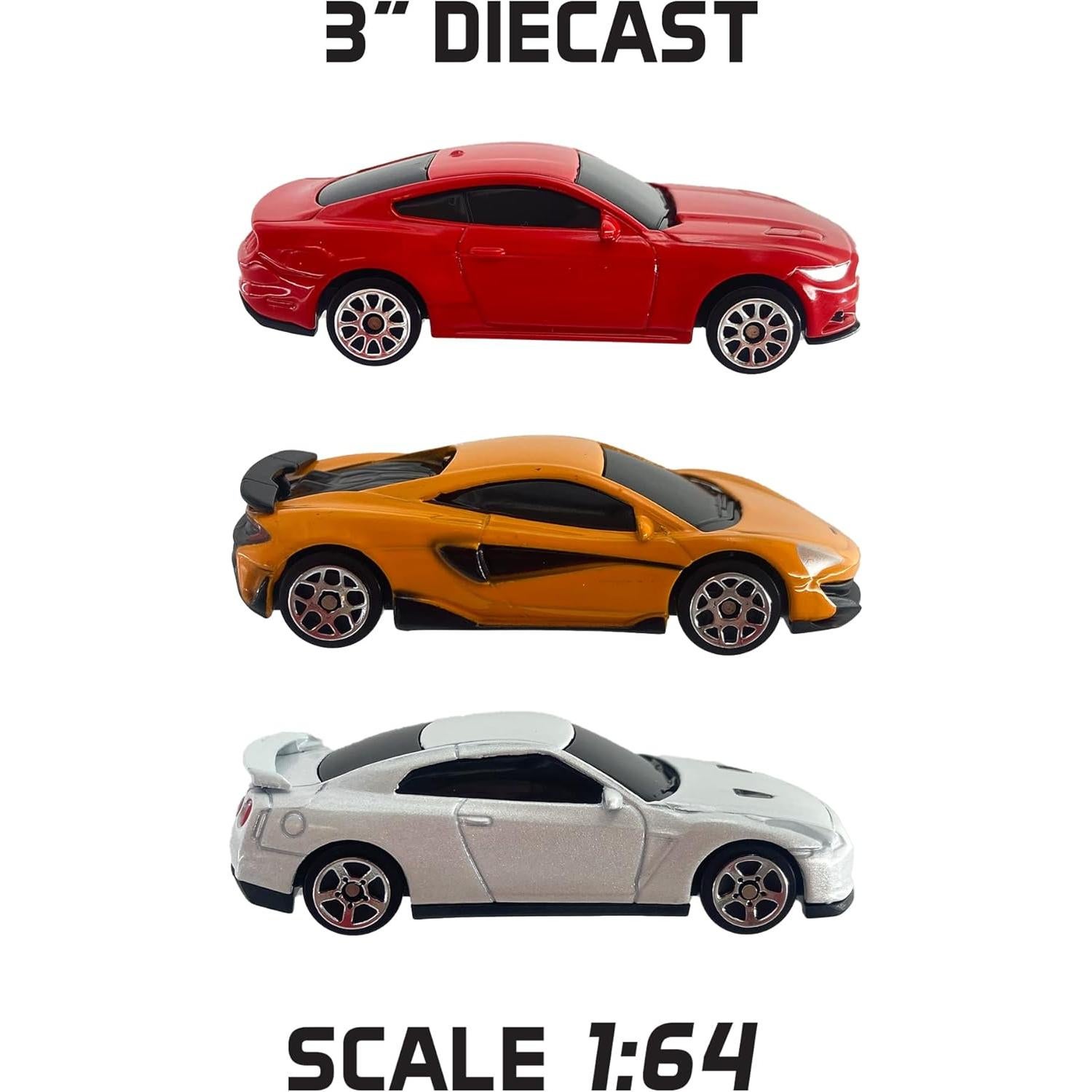 Set de 6 Coches Diecast Just For Laughs a Escala 1:64