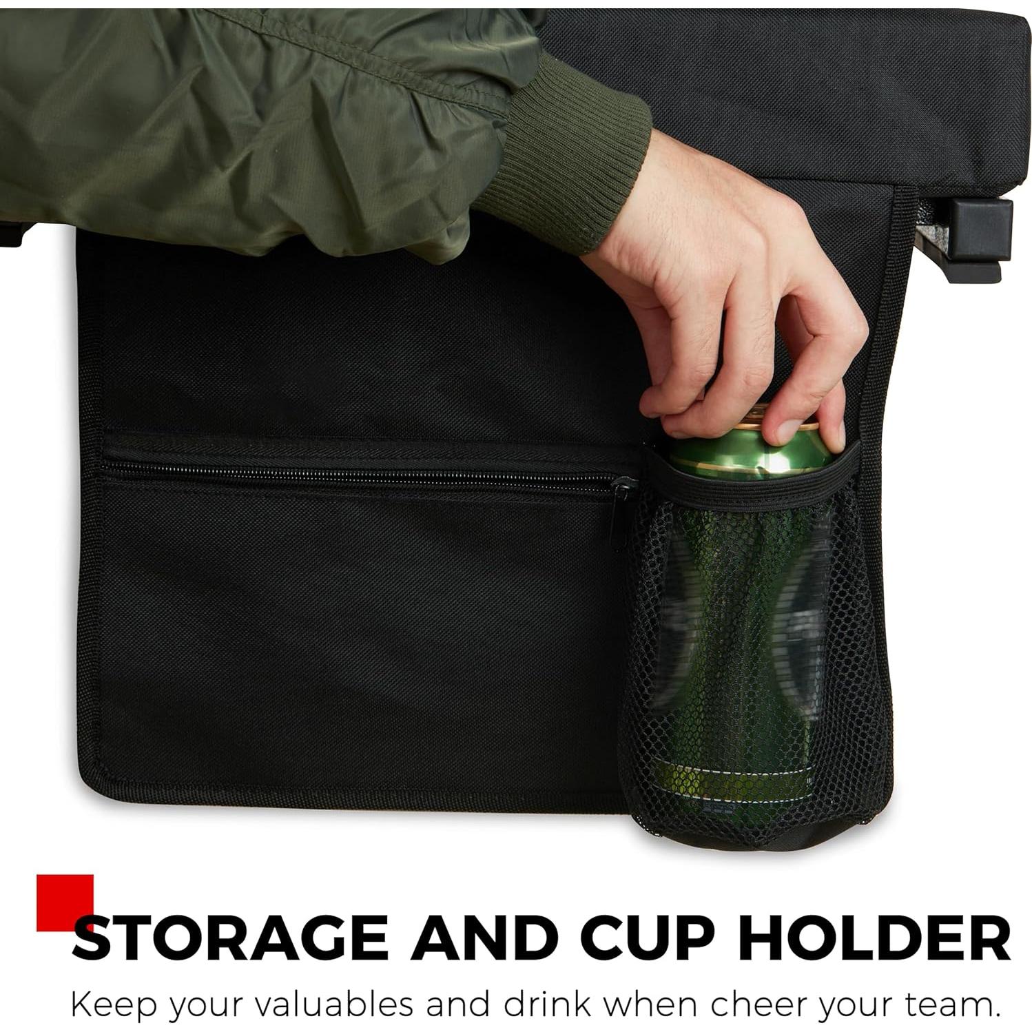 Silla de Gradas SPORT BEATS con Respaldo y Cojín Acolchado