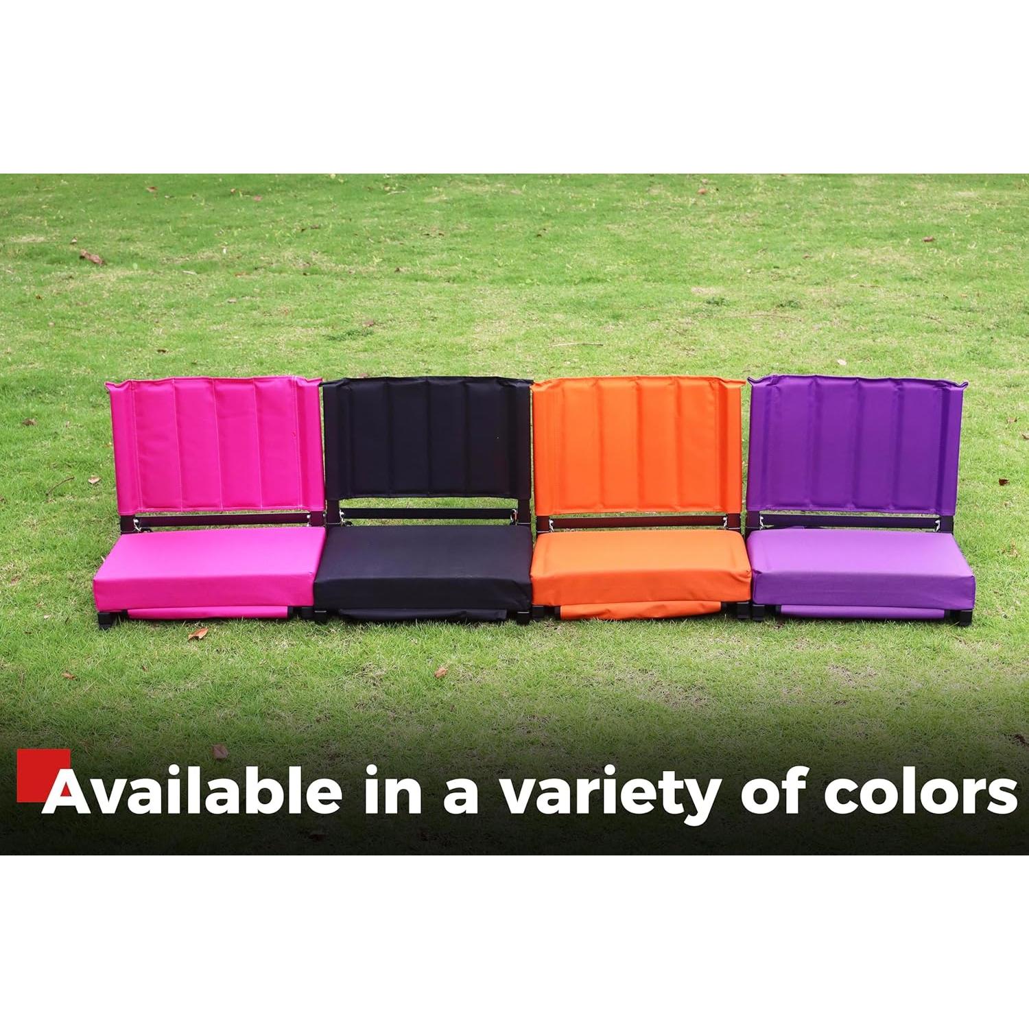 Silla de Gradas SPORT BEATS con Respaldo y Cojín Acolchado