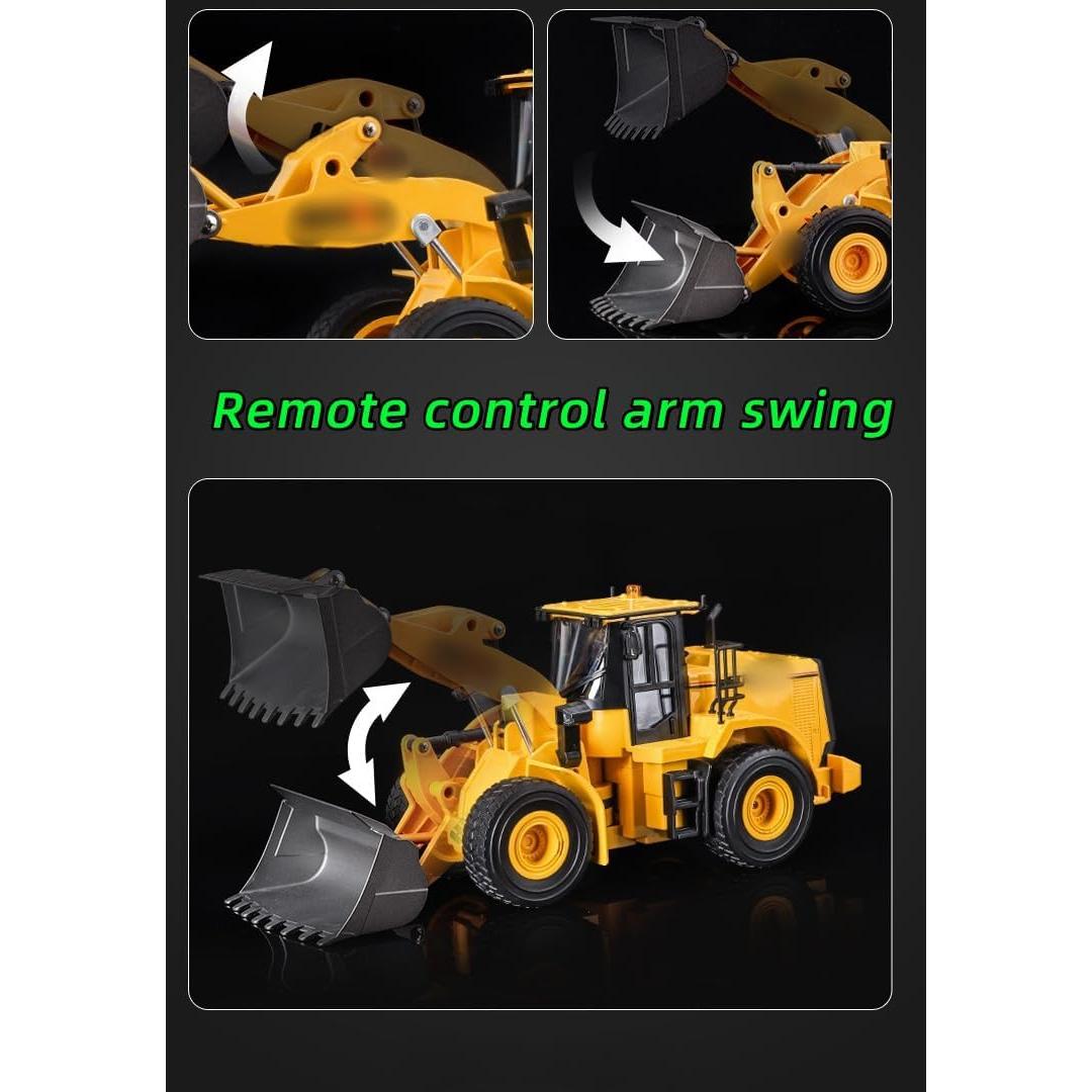 Bulldozer RC EHAIR 1:16 Control Remoto Metal 2.4G Juguete