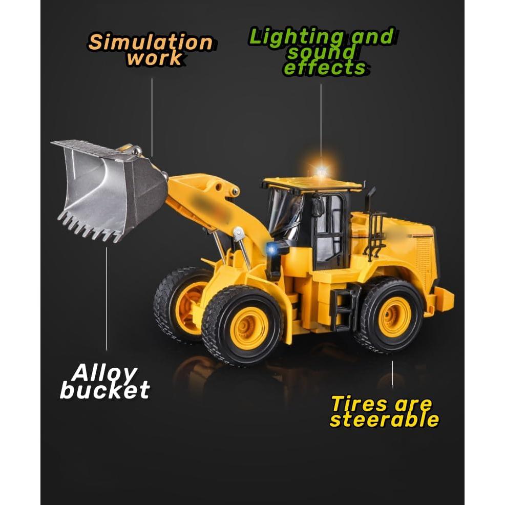 Bulldozer RC EHAIR 1:16 Control Remoto Metal 2.4G Juguete
