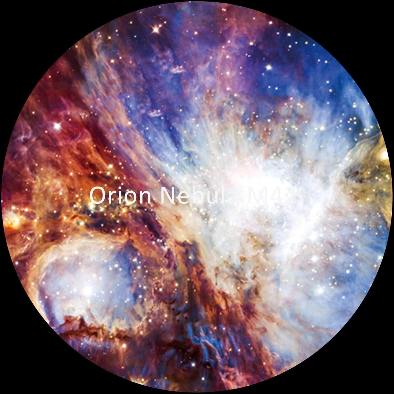 Realistic Discs for Ainael Meteor and Galaxy Projector - 5K Ultra HD Slides for Home Planetarium, 6-Disc Set Without Projector (Nebula 1)