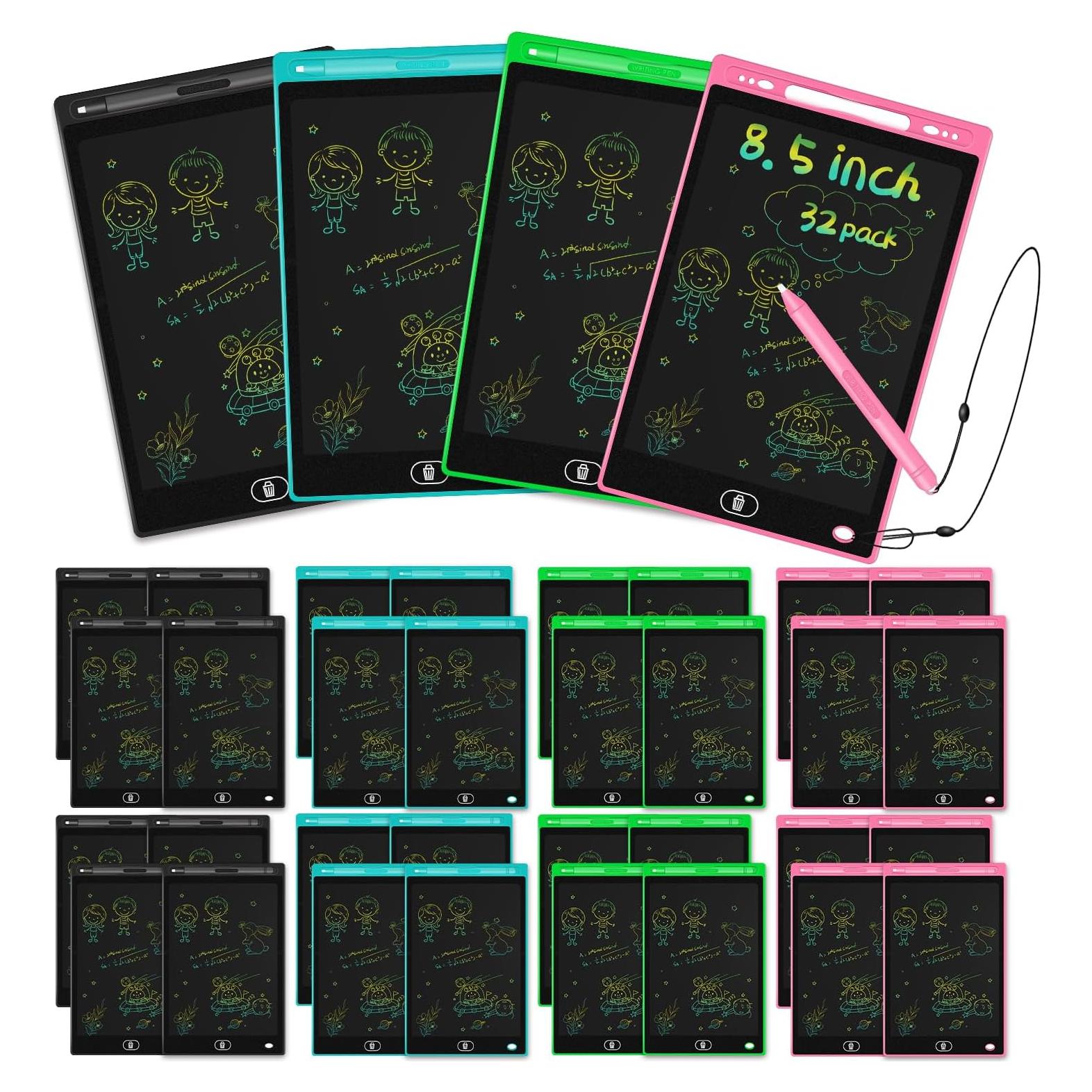Paquete de 32 Tabletas de Escritura LCD JIAONUN 21.6 cm