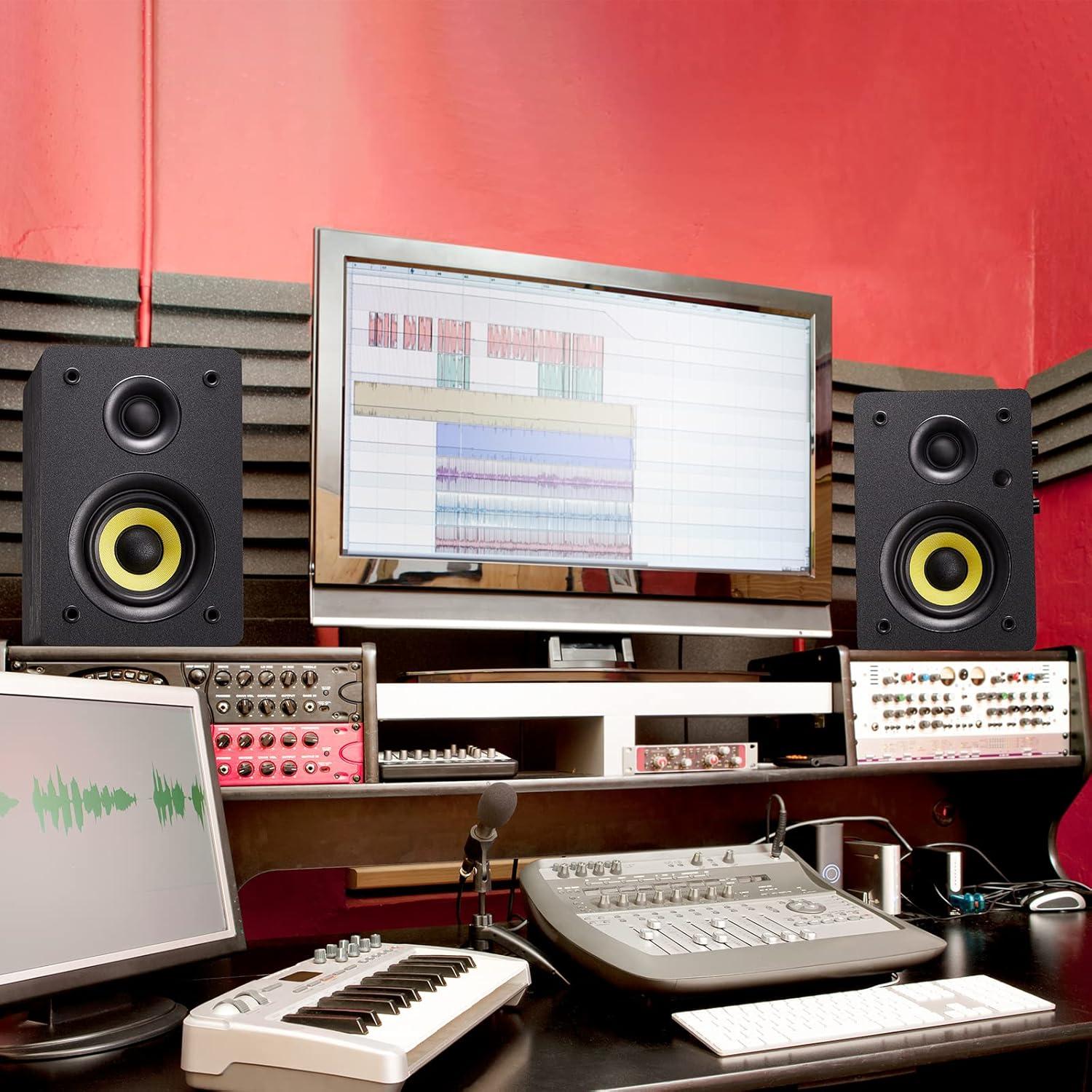 Altavoces Sanyun SW208 3" Bluetooth 5.0 60W Fibra Carbono