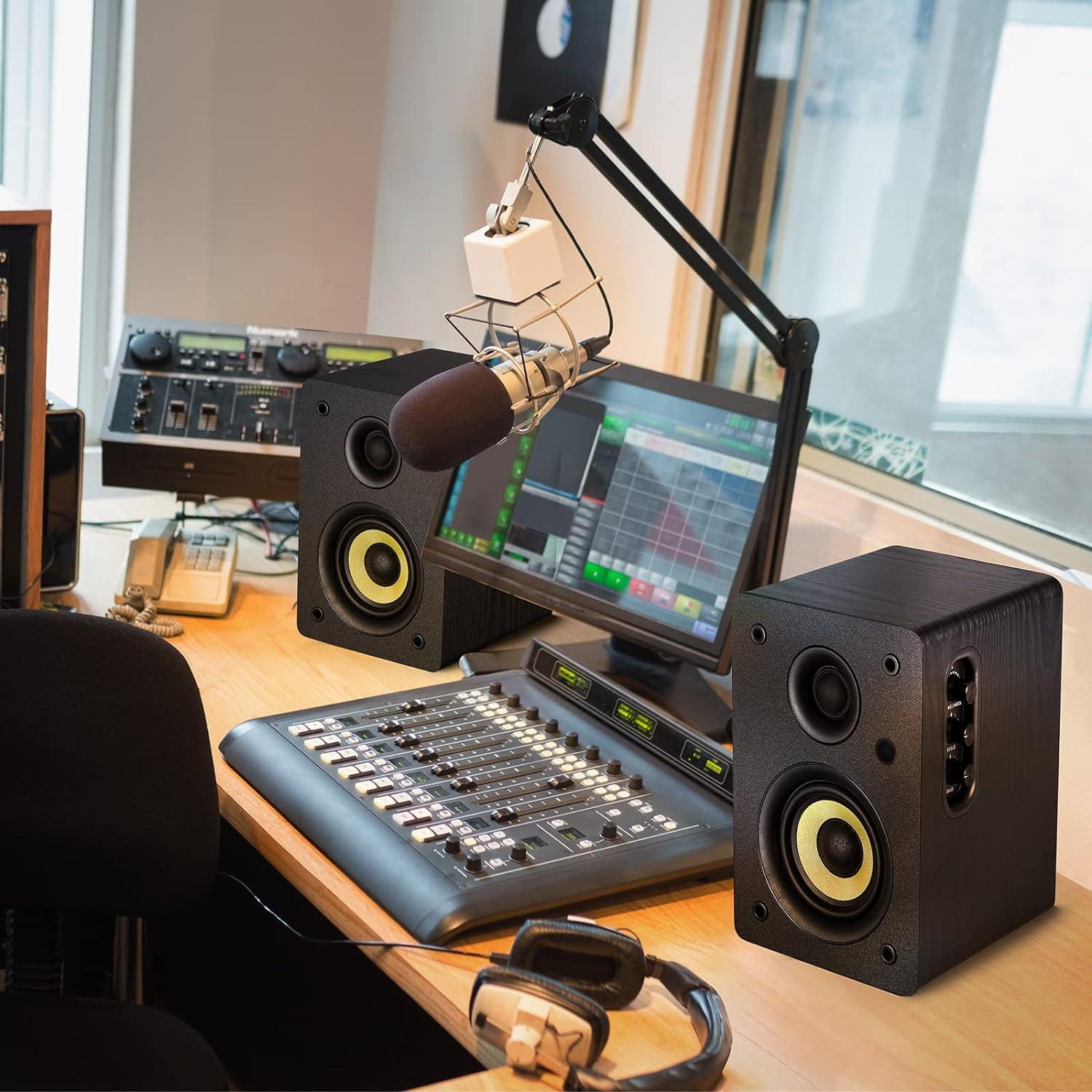 Altavoces Sanyun SW208 3" Bluetooth 5.0 60W Fibra Carbono