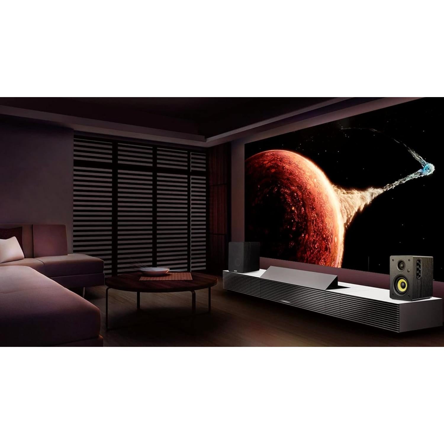 Altavoces Sanyun SW208 3" Bluetooth 5.0 60W Fibra Carbono