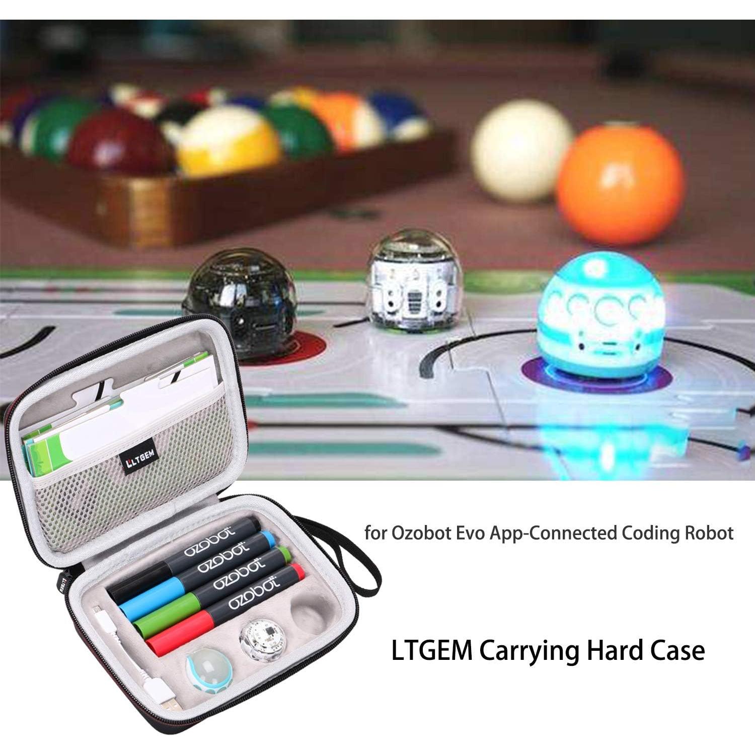 LTGEM Carrying Case for Bit Coding Robot - Fits USB Charging Cable/playfield/Skin / 4 Color Code Markers (Fits a Full Robotics kit)-Case only