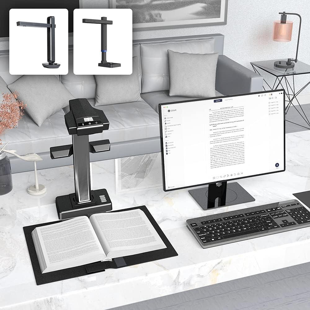 Cubierta Asistencial CZUR para Escáner de Libros A4 - Negro