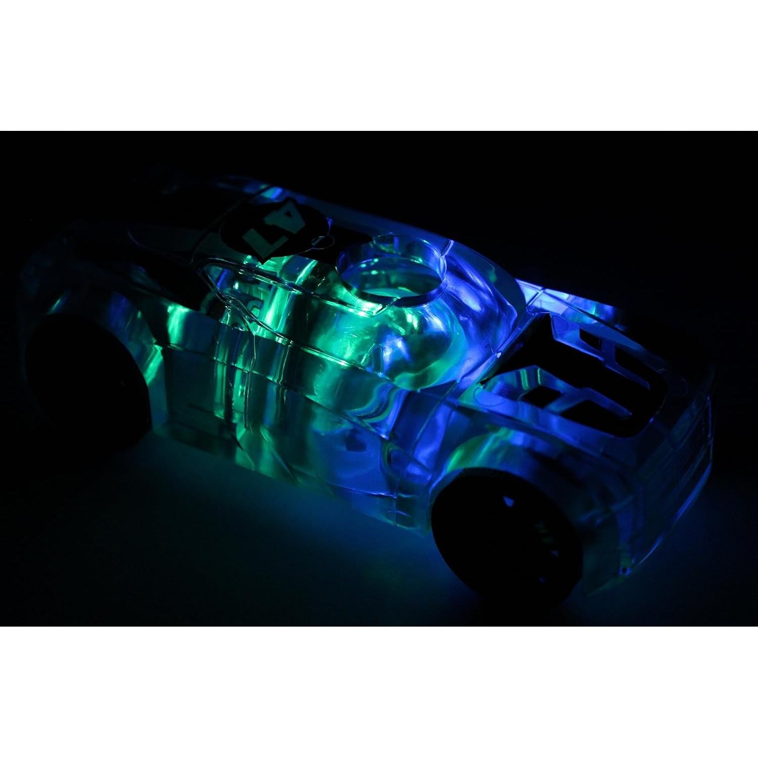 Coche de Carreras LED Naranja Skullduggery 12.7 cm para Niños