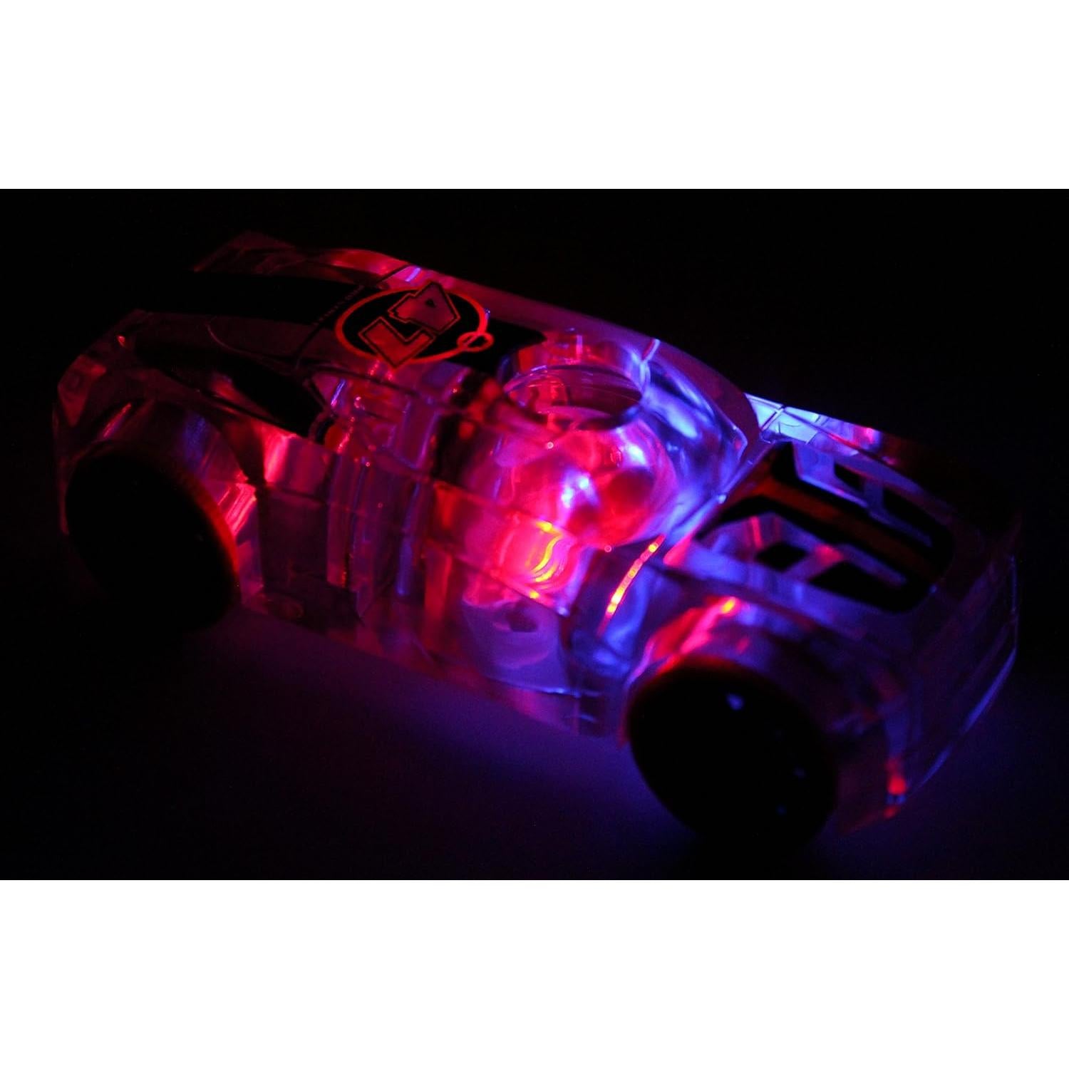 Coche de Carreras LED Naranja Skullduggery 12.7 cm para Niños