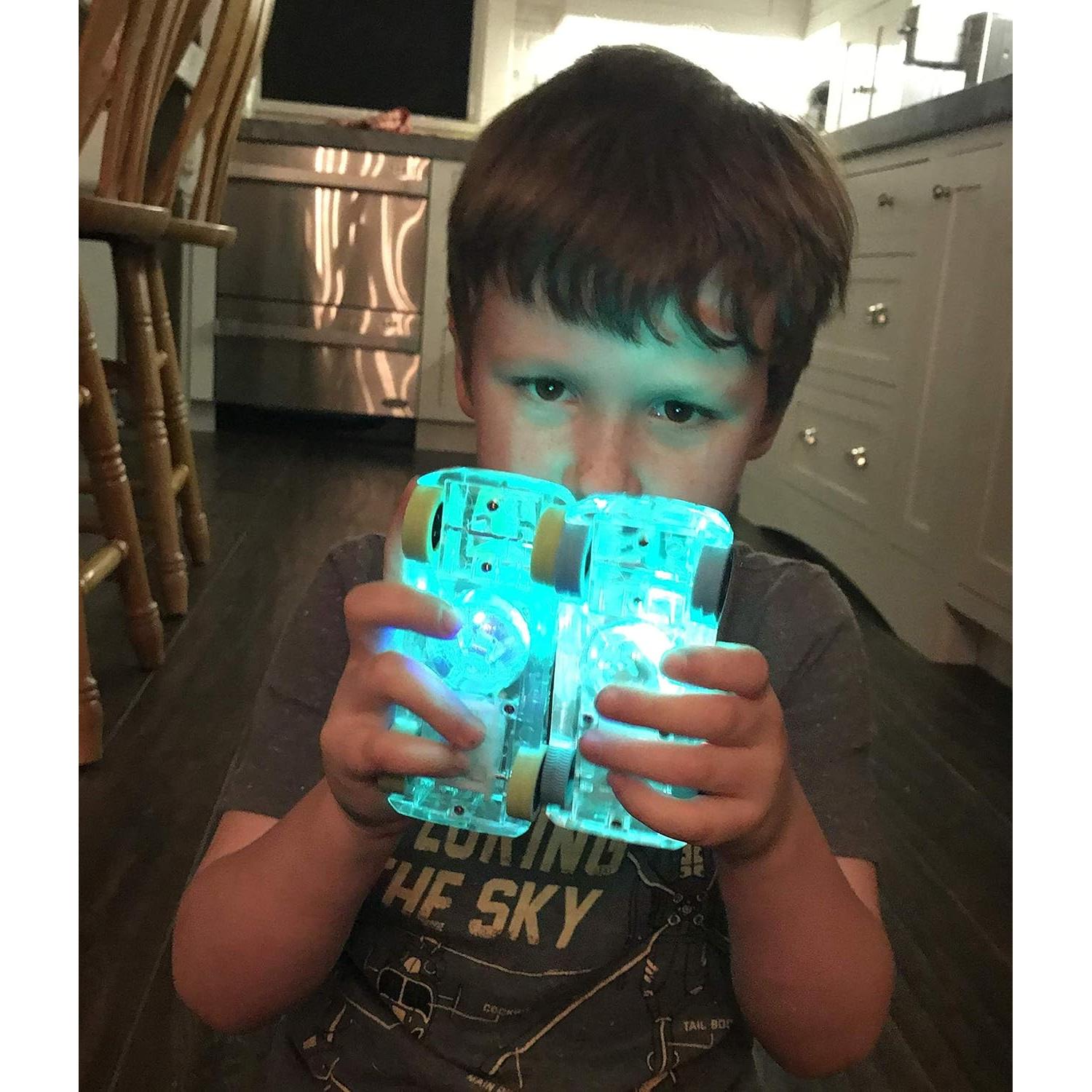 Coche de Carreras LED Naranja Skullduggery 12.7 cm para Niños