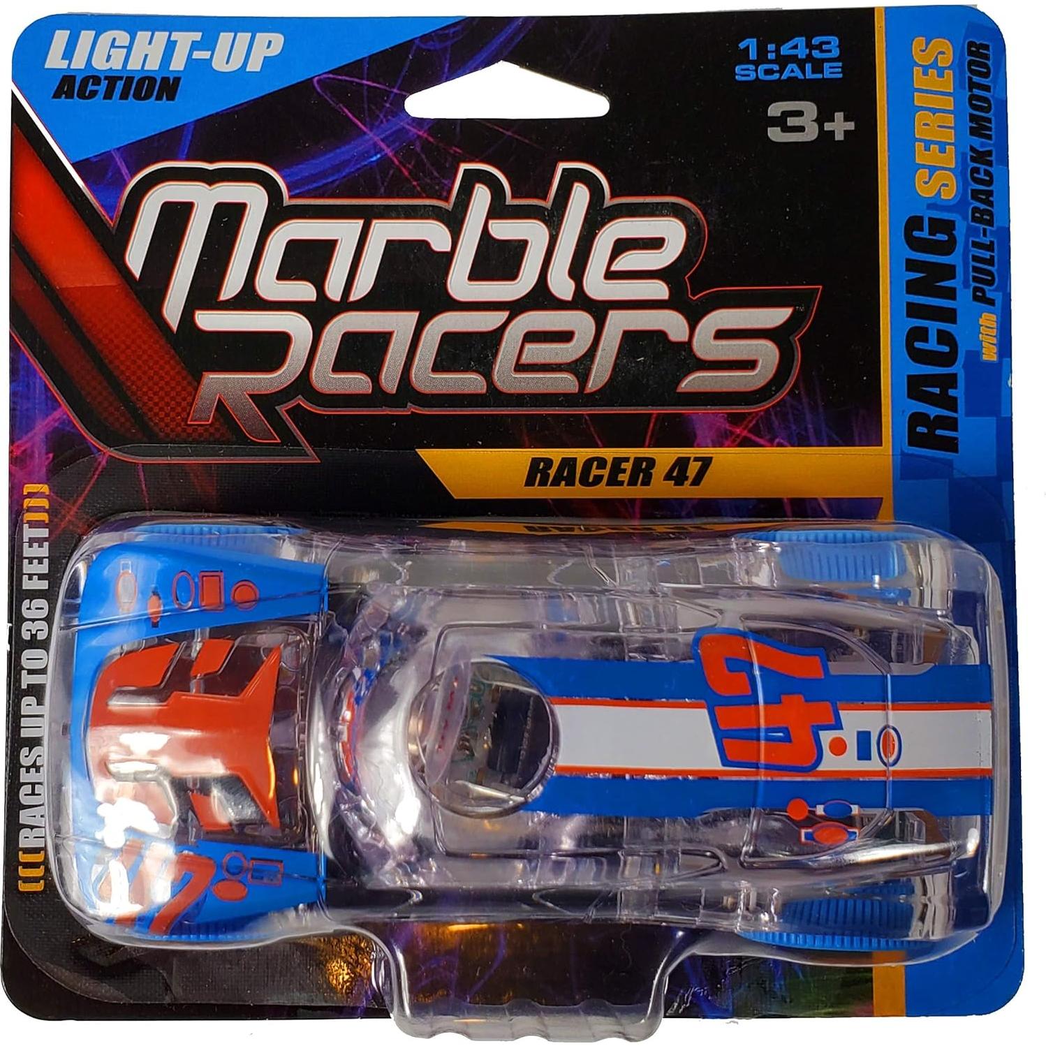 Coche de Carreras LED Naranja Skullduggery 12.7 cm para Niños