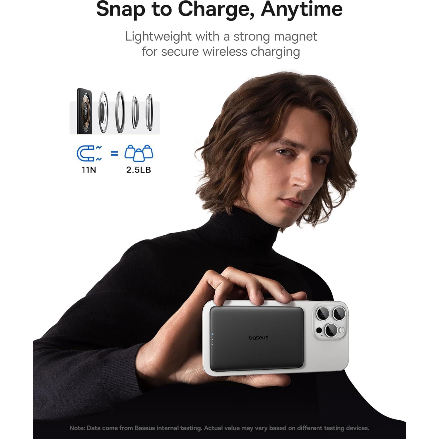 Power Bank Baseus PicoGo 5000mAh Ultra Delgado Negro