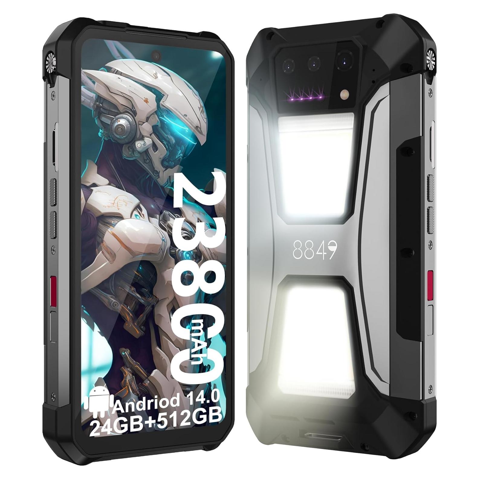 Smartphone Resistente 8849 Tanque 2 Pro 24GB RAM 512GB Android 14