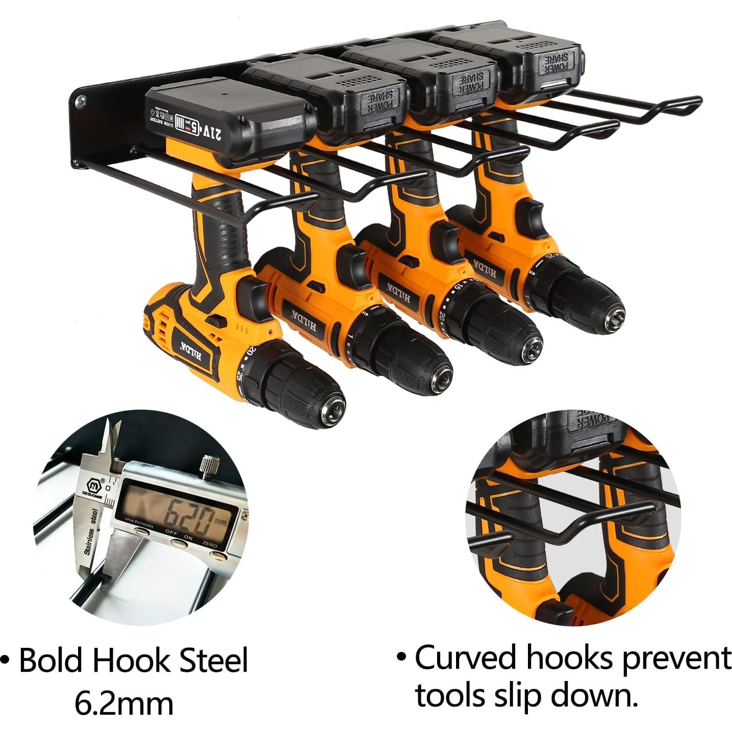 Organizador de Herramientas UU-Major Montaje en Pared 4 Estantes